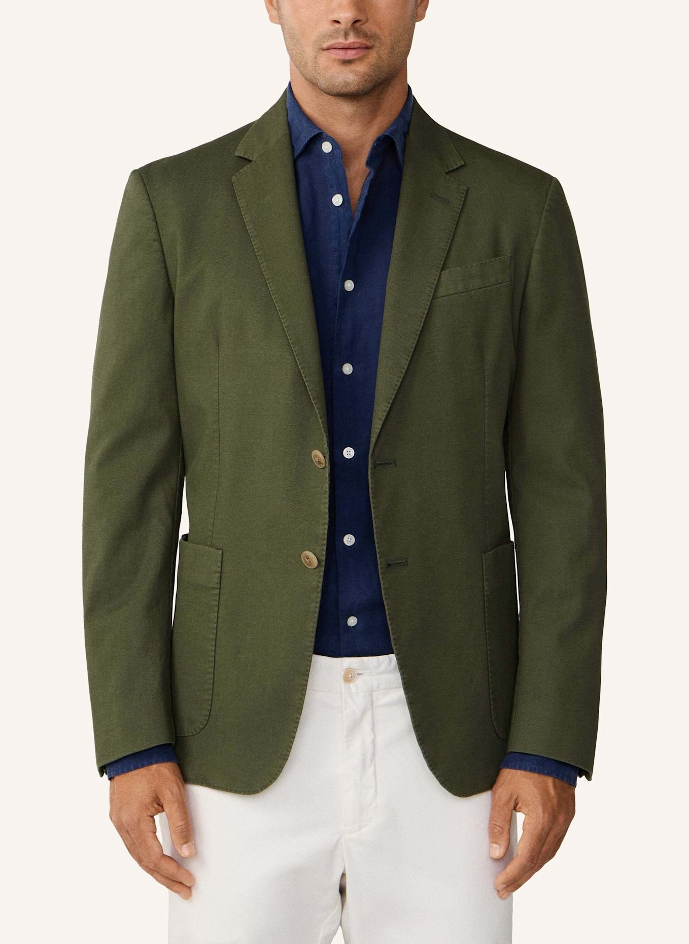 HACKETT LONDON Sakko GMD LW TEXTURE CC: GRÜN