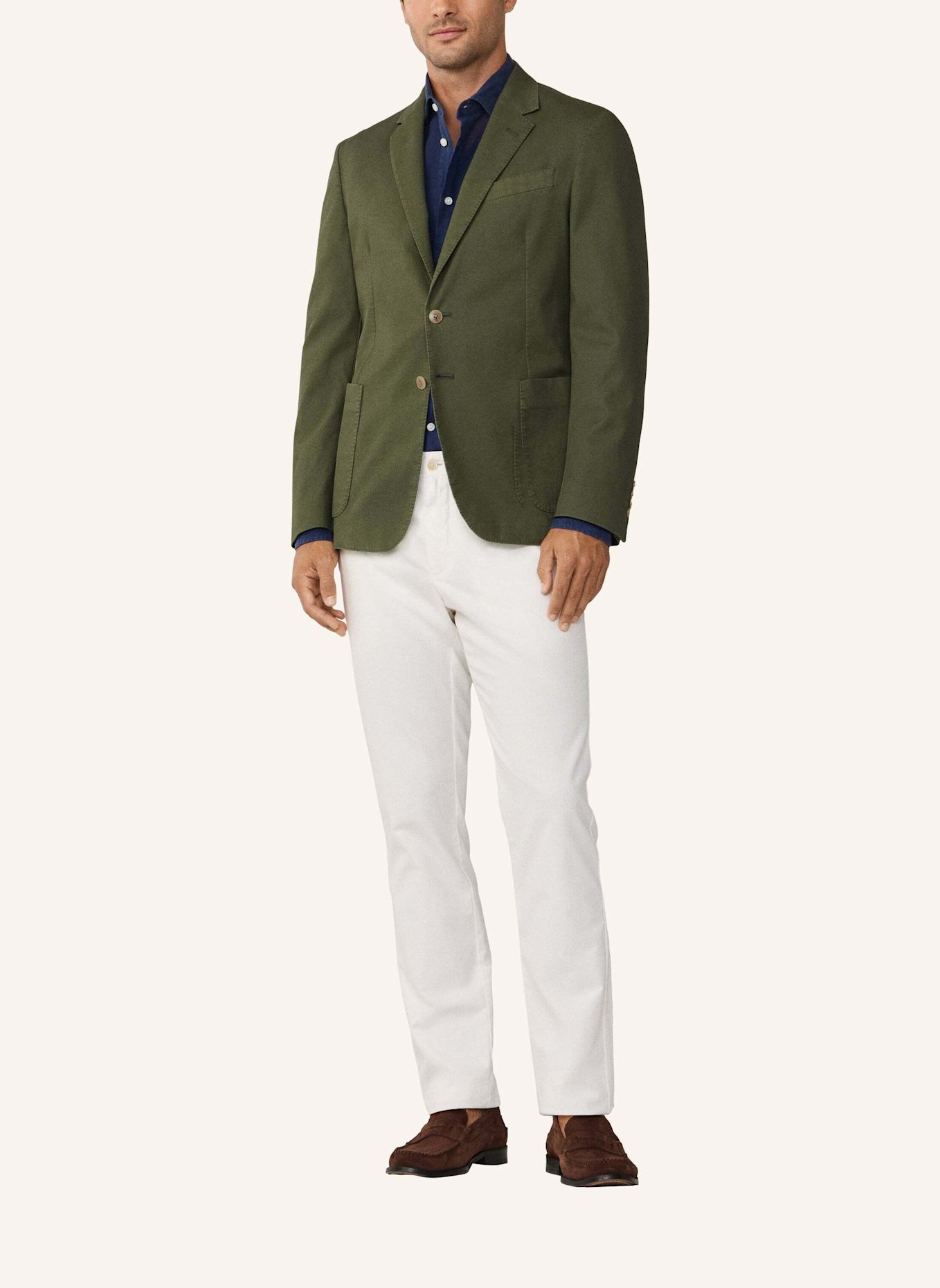 HACKETT LONDON Sakko GMD LW TEXTURE CC: GRÜN