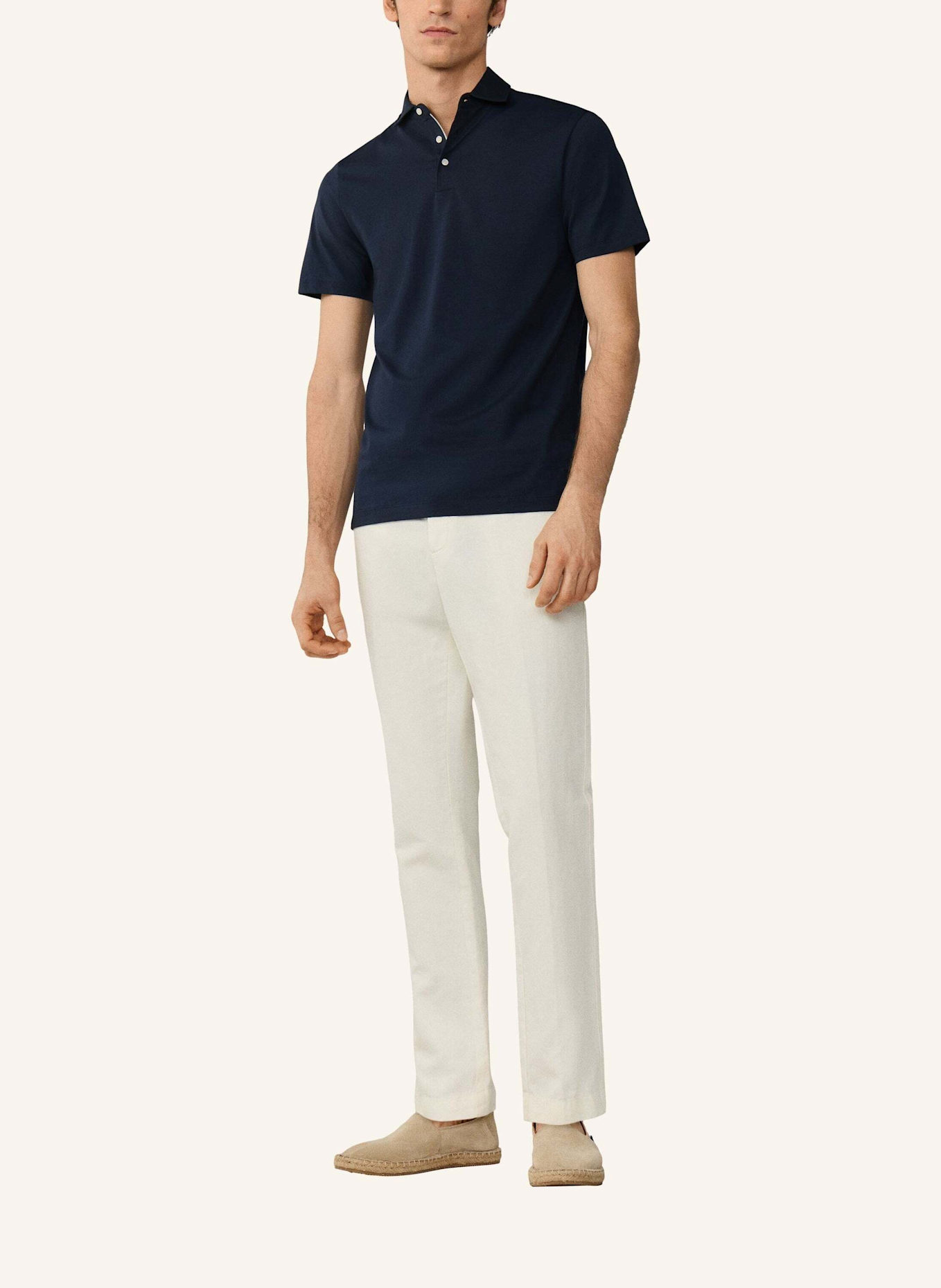 HACKETT LONDON Poloshirt PIMA COTTON POLO: DUNKELBLAU