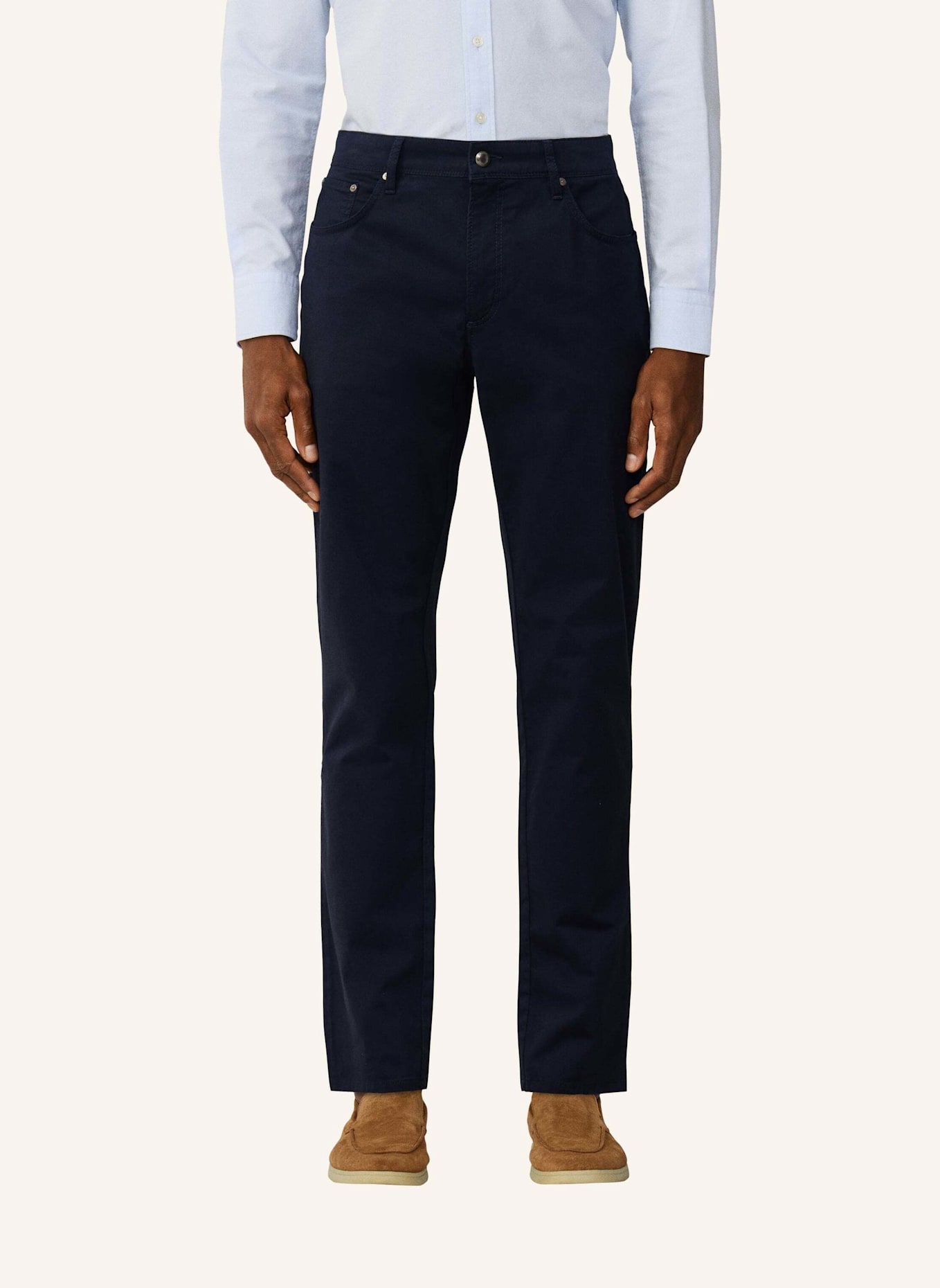 HACKETT LONDON 5-Pocket CORE 5PKT TRINITY: DUNKELBLAU