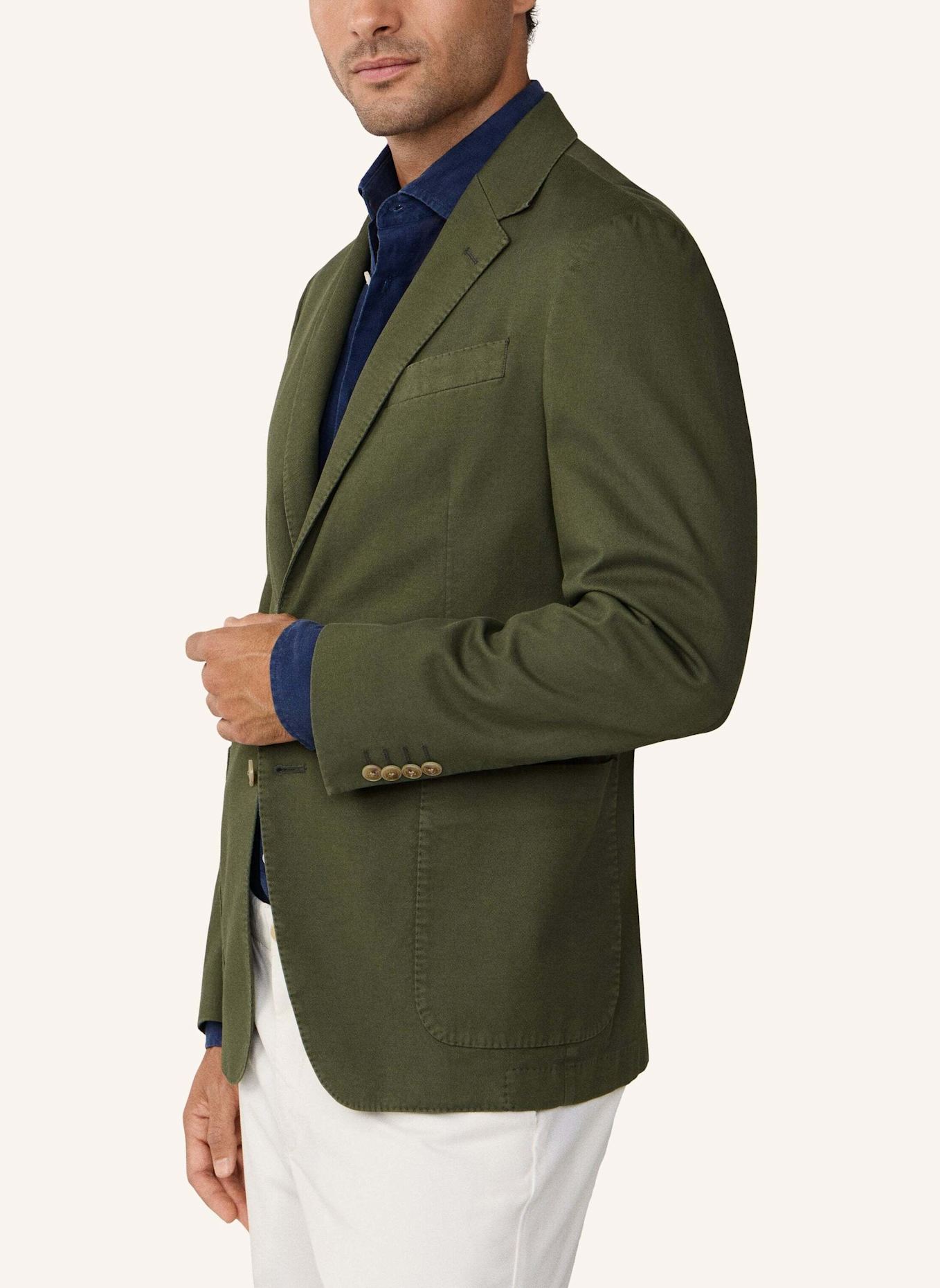 HACKETT LONDON Sakko GMD LW TEXTURE CC: GRÜN