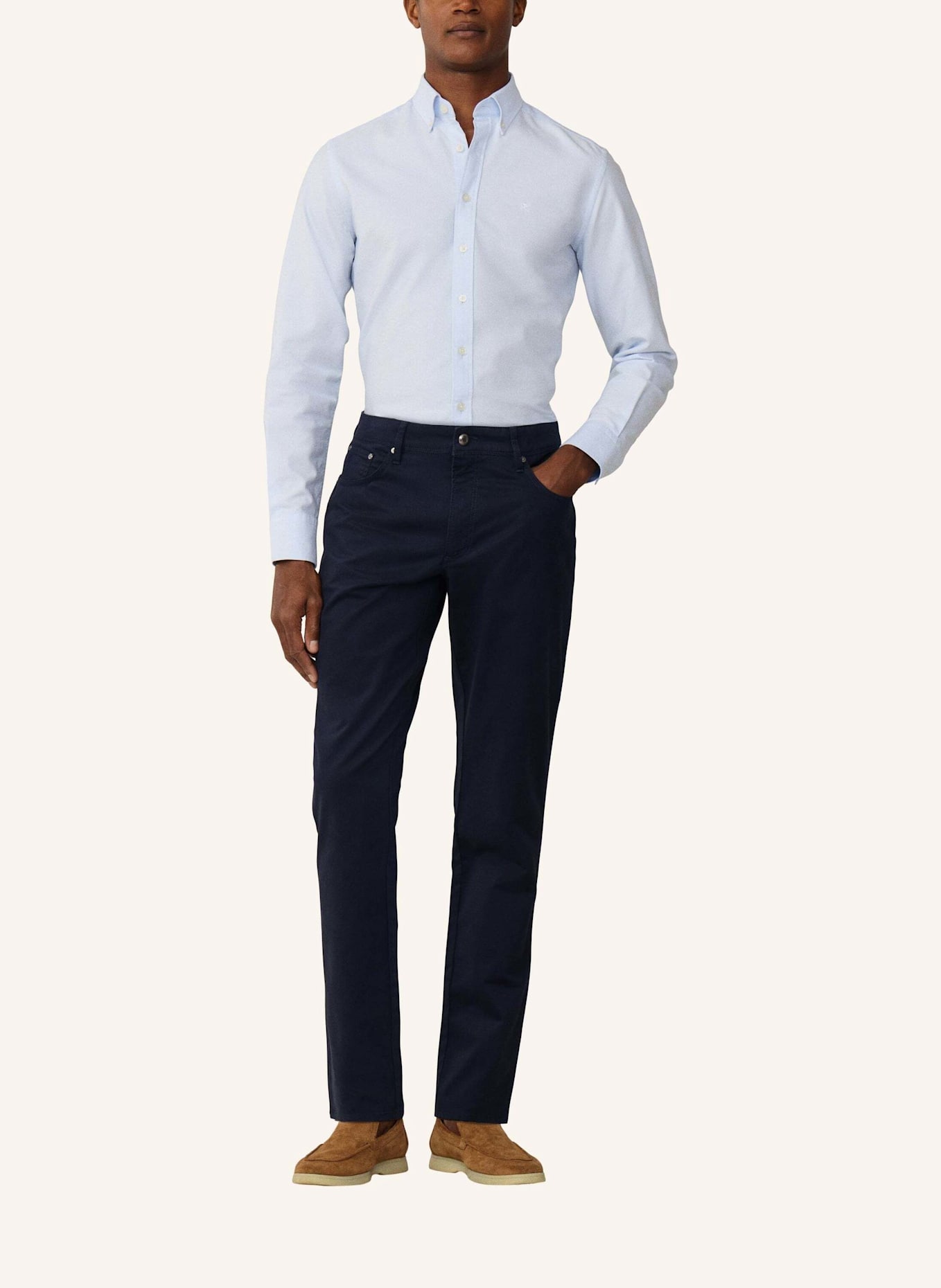 HACKETT LONDON 5-Pocket CORE 5PKT TRINITY: DUNKELBLAU