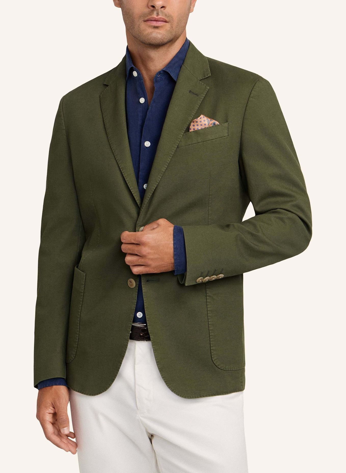 HACKETT LONDON Sakko GMD LW TEXTURE CC: GRÜN