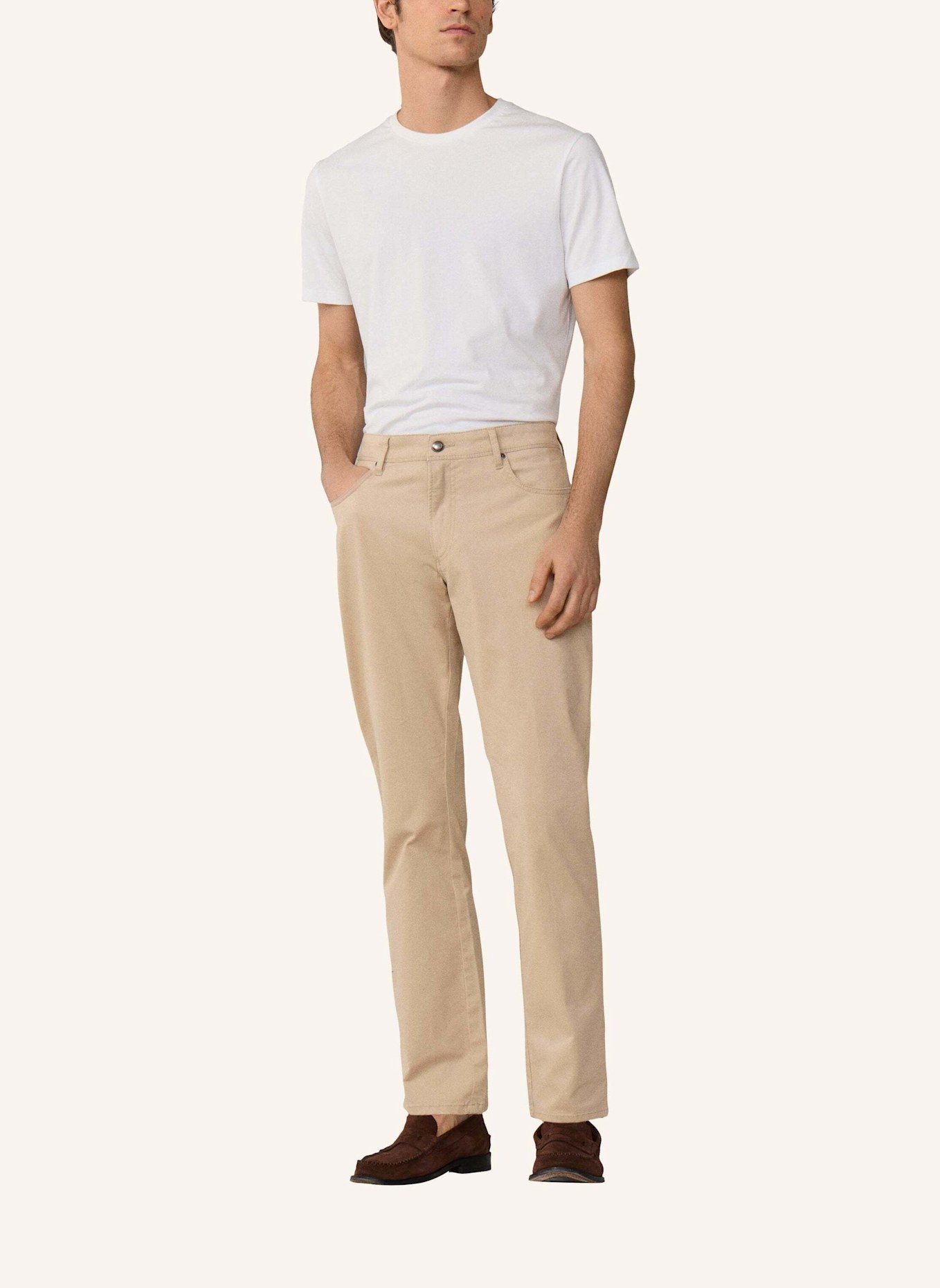 HACKETT LONDON 5-Pocket CORE 5PKT TRINITY: KHAKI