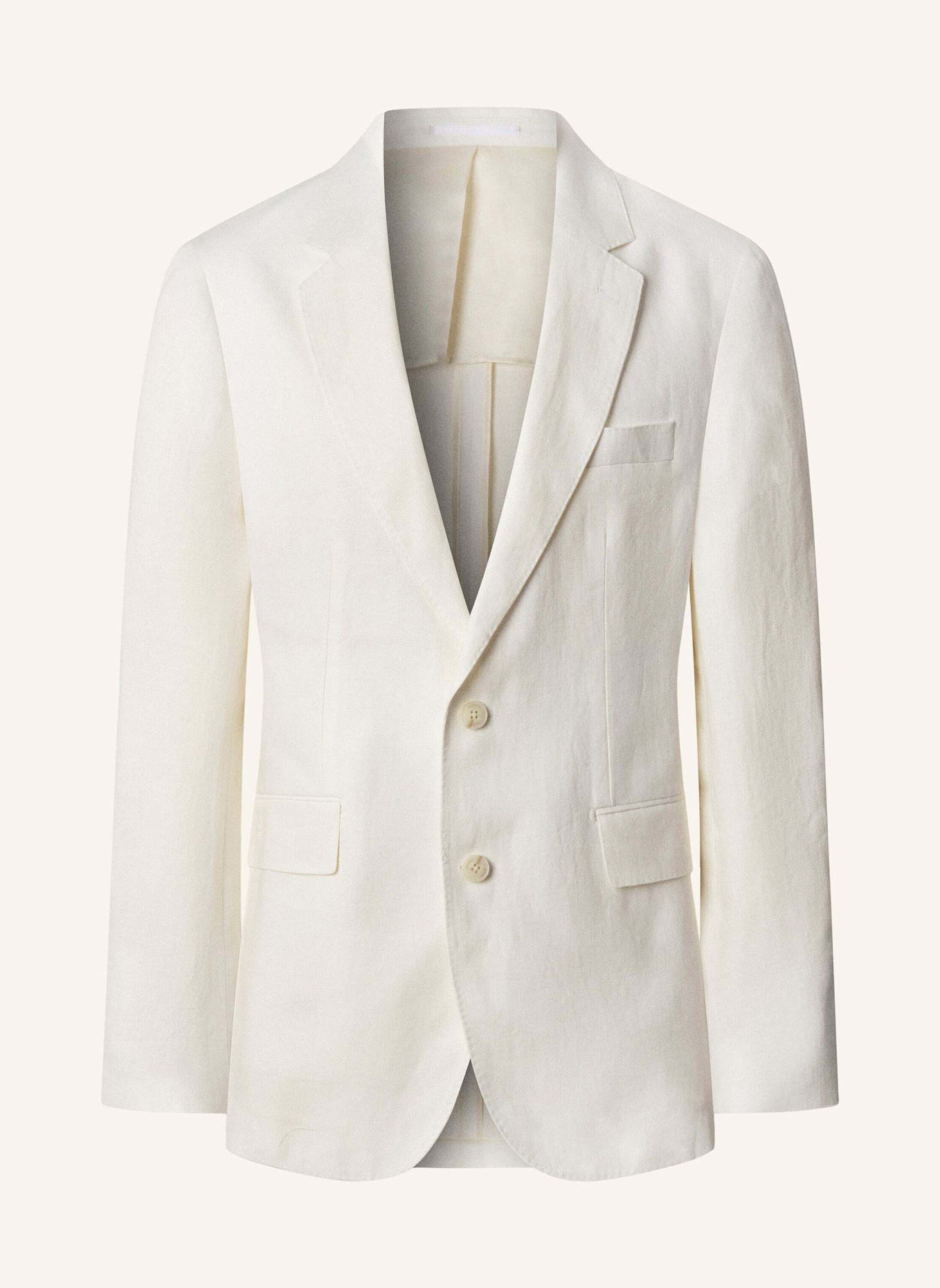 HACKETT LONDON Sakko LINEN DELAVE HOPSACK: WEISS