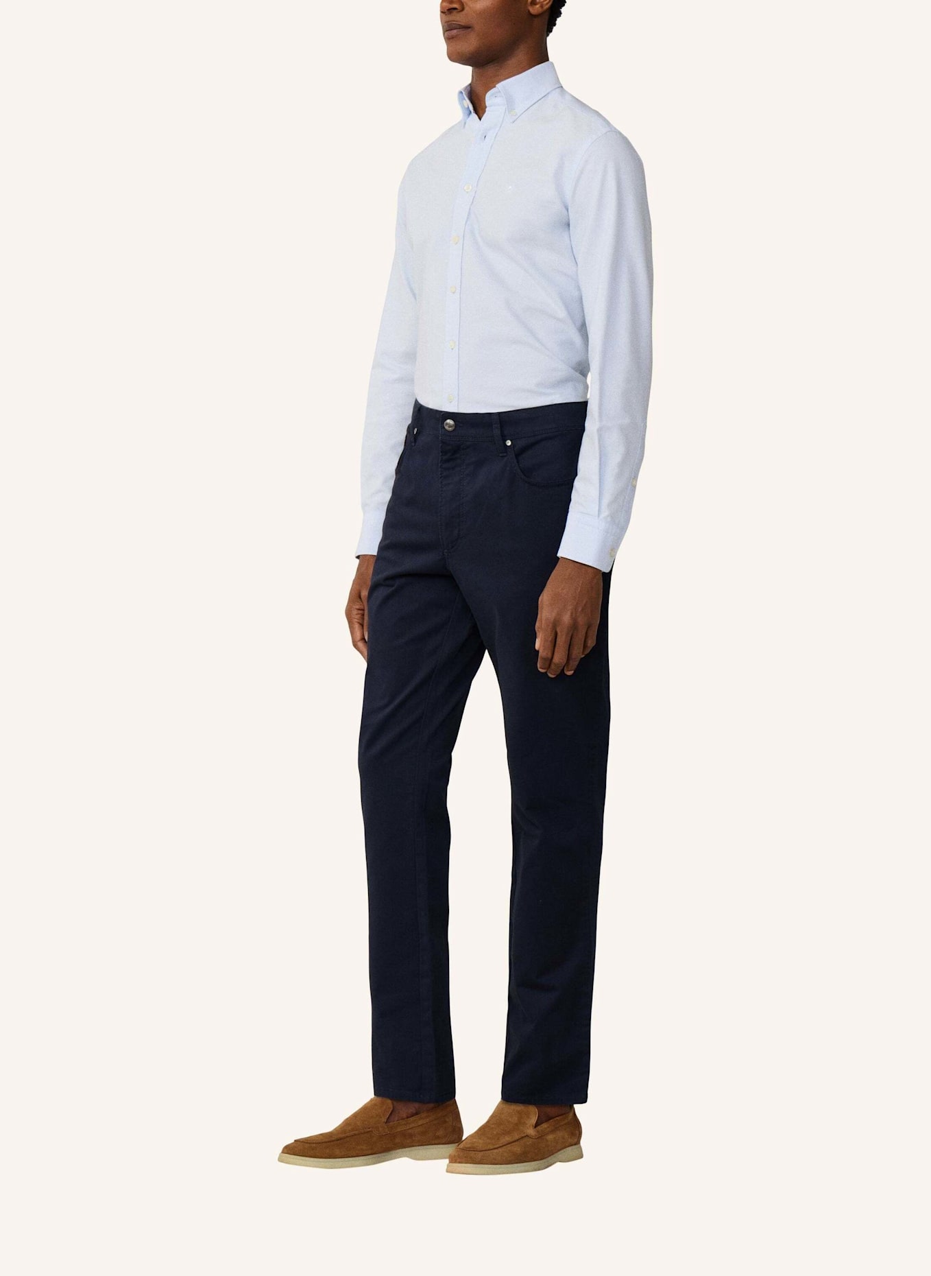 HACKETT LONDON 5-Pocket CORE 5PKT TRINITY: DUNKELBLAU