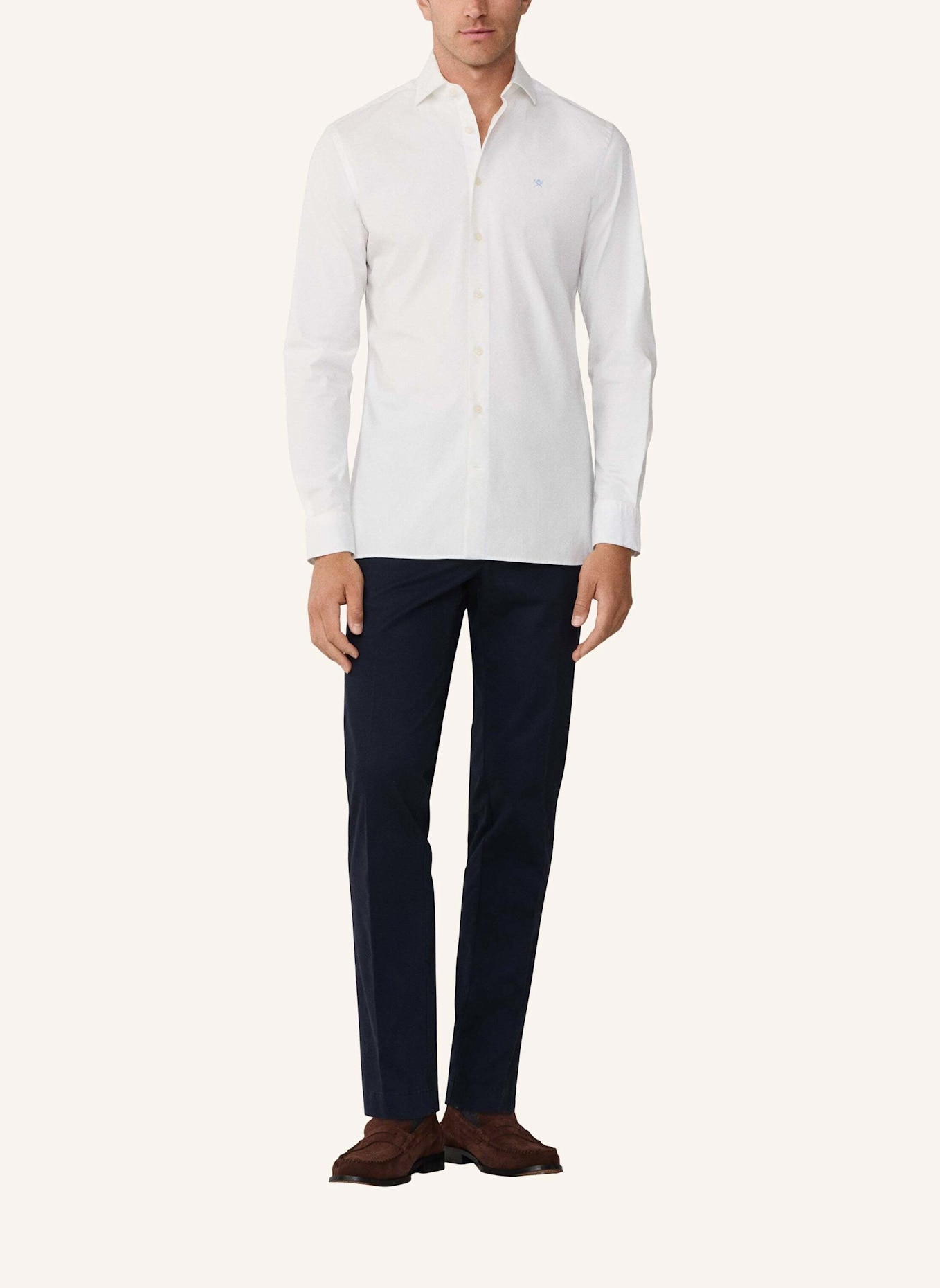 HACKETT LONDON Chino C CHINO KENSINGTON: DUNKELBLAU