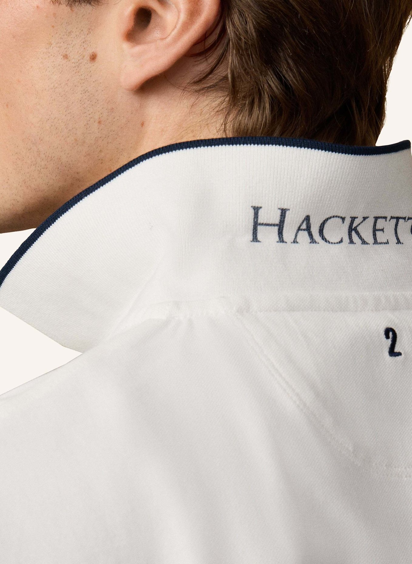HACKETT LONDON Poloshirt HERITAGE NBR POLO: CREME