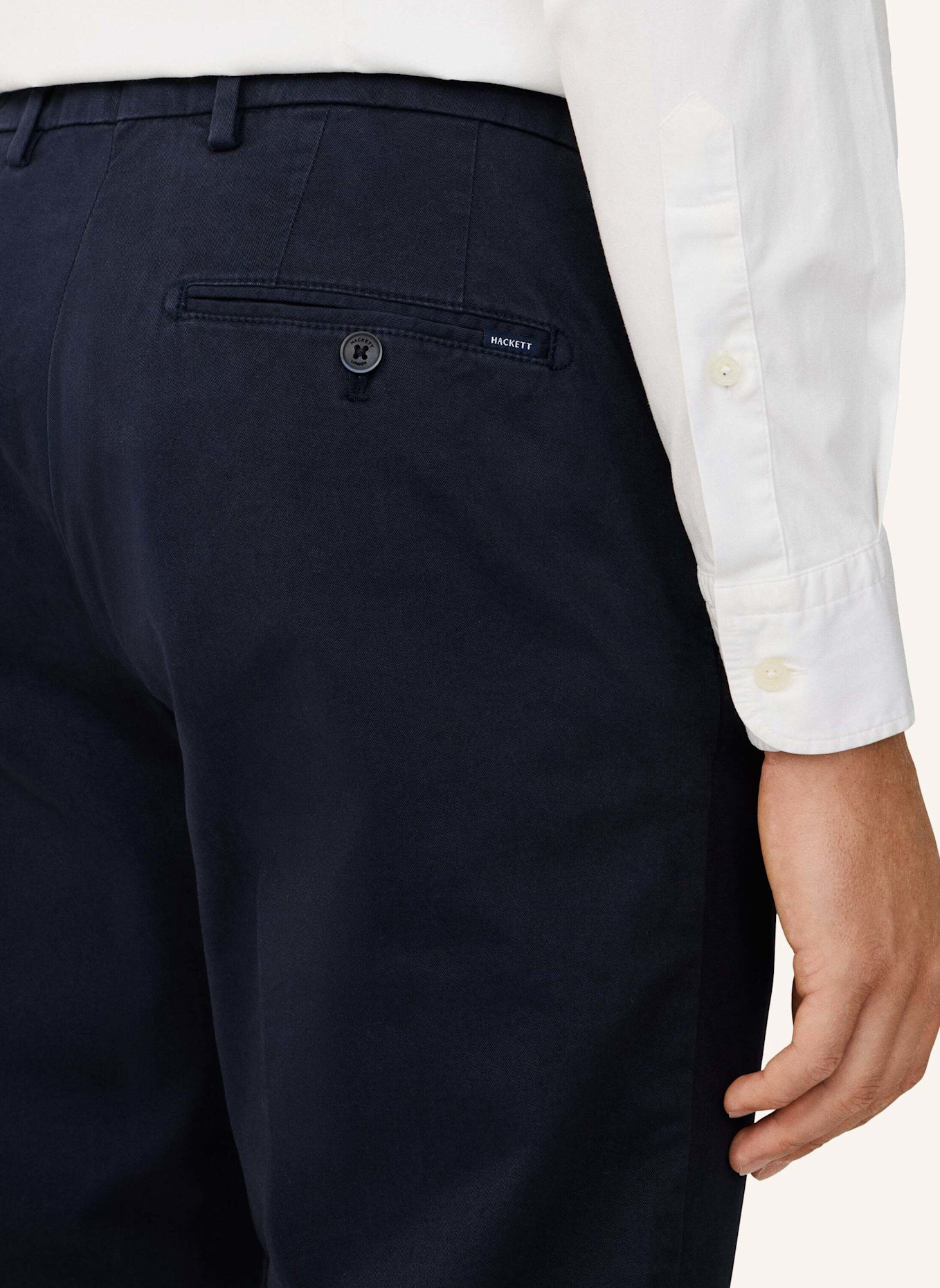 HACKETT LONDON Chino C CHINO KENSINGTON: DUNKELBLAU