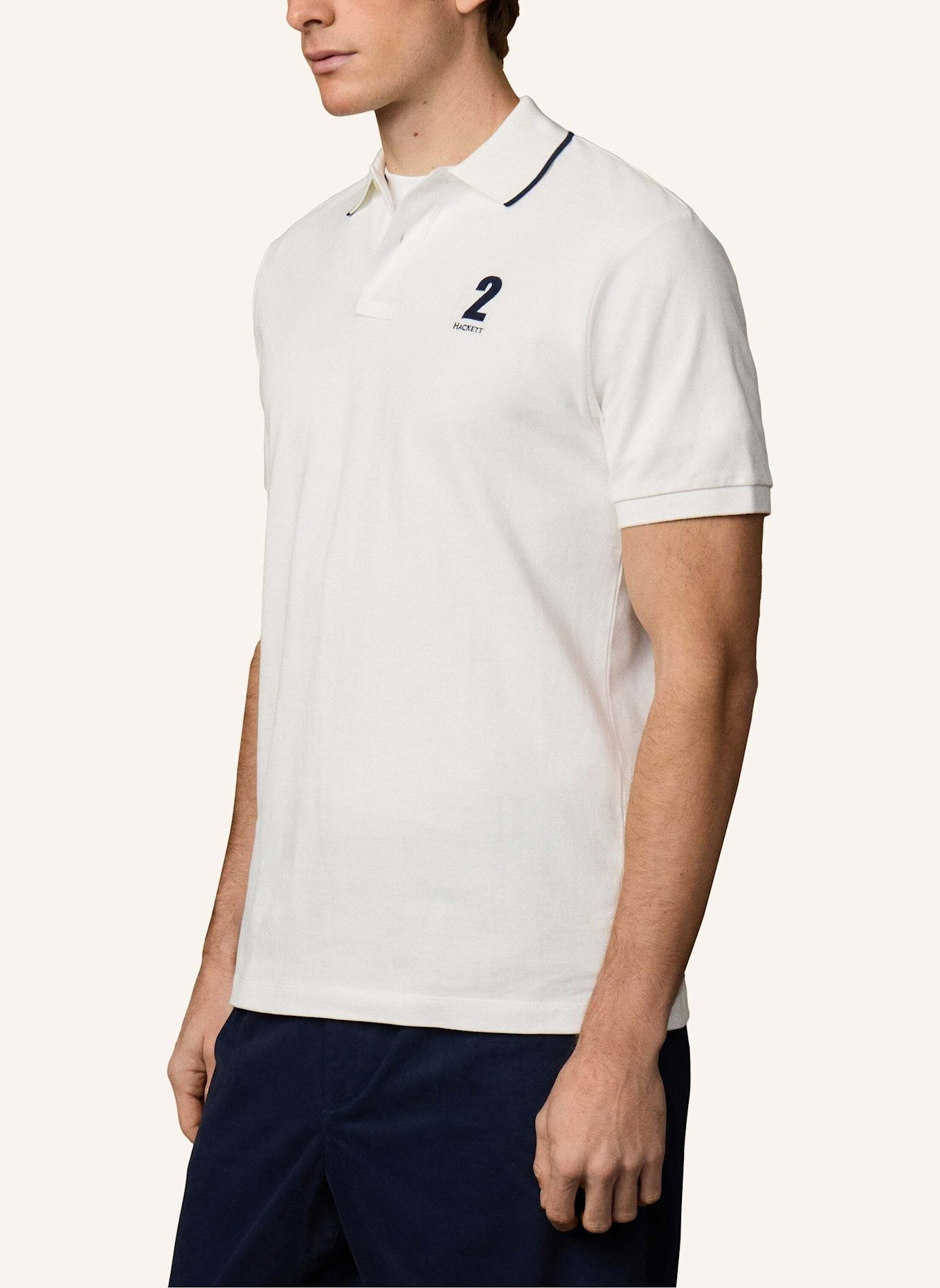 HACKETT LONDON Poloshirt HERITAGE NBR POLO: CREME