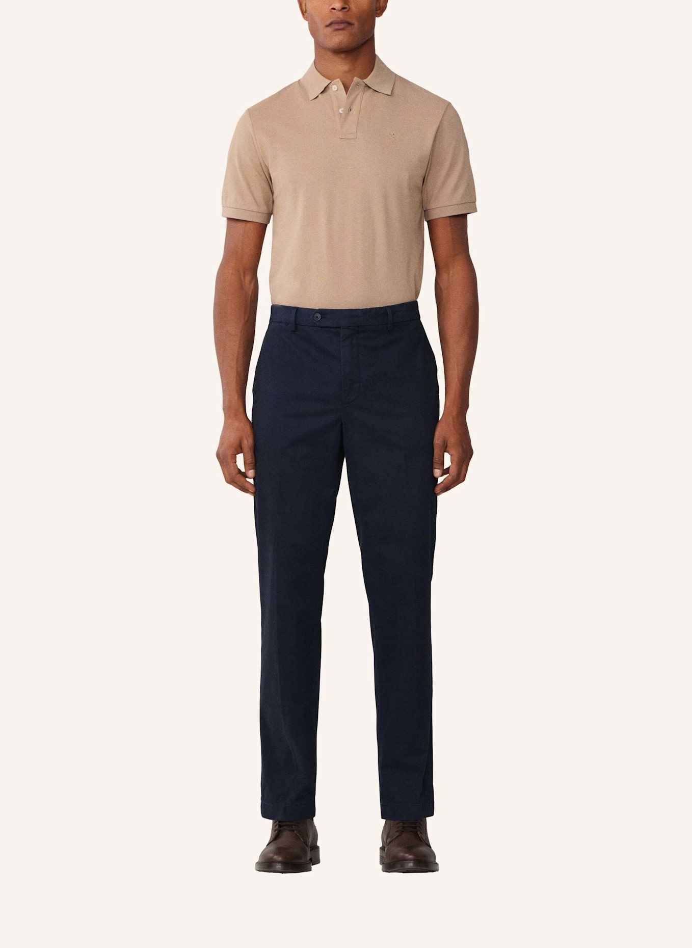 HACKETT LONDON Chino C CHINO SANDERSON: DUNKELBLAU