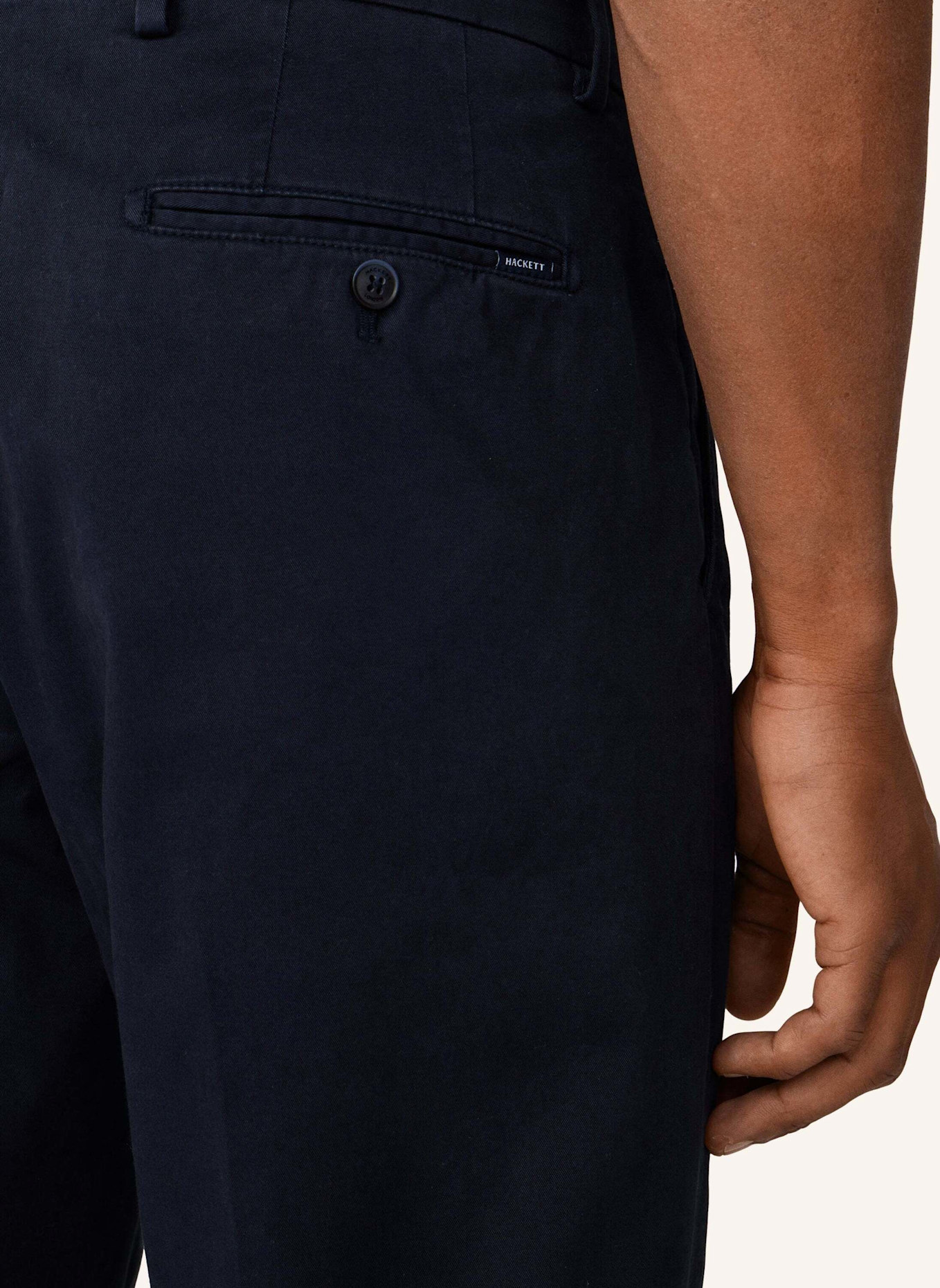 HACKETT LONDON Chino C CHINO SANDERSON: DUNKELBLAU