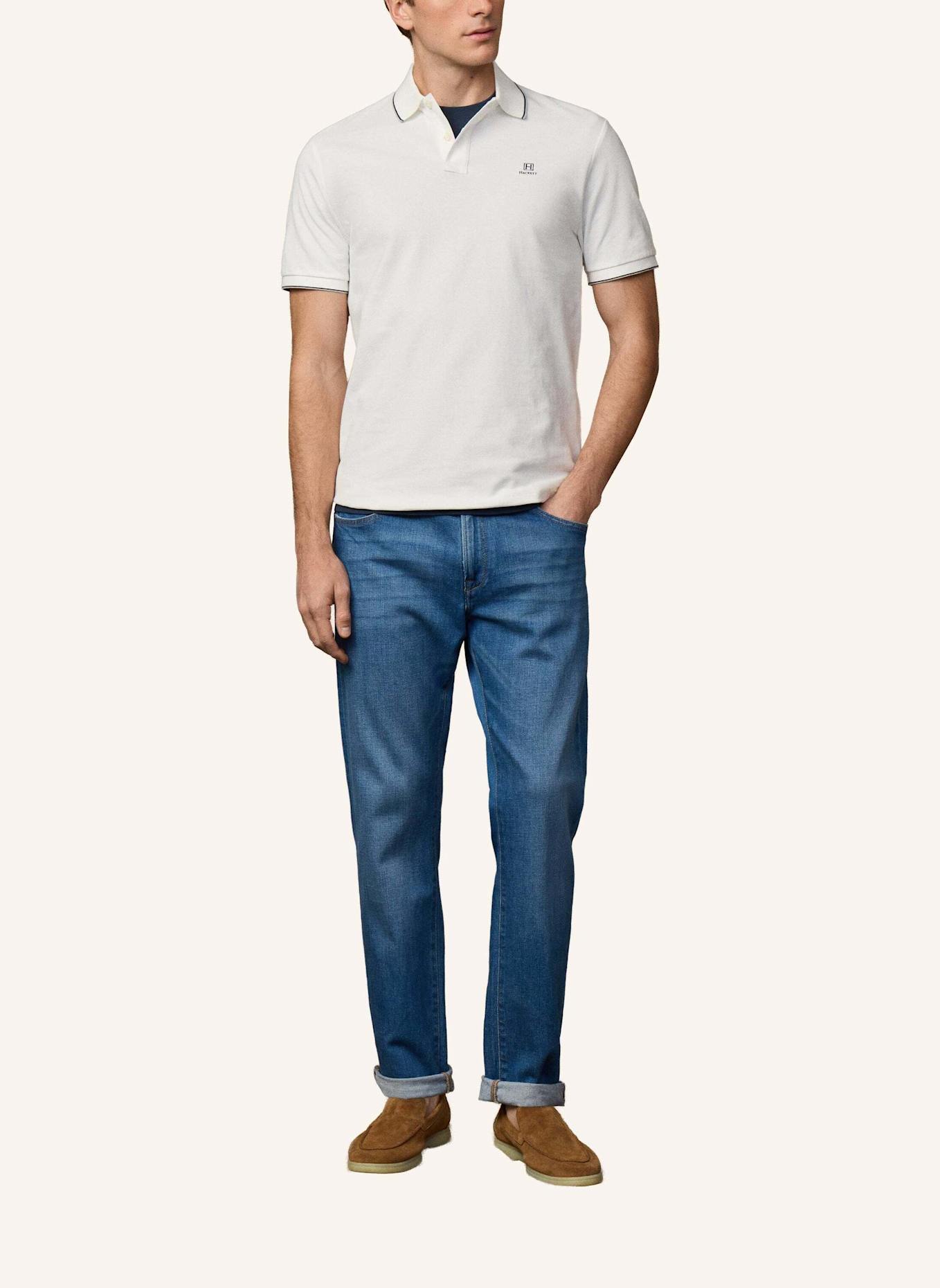HACKETT LONDON Poloshirt HERITAGE H TIPPED POLO: CREME