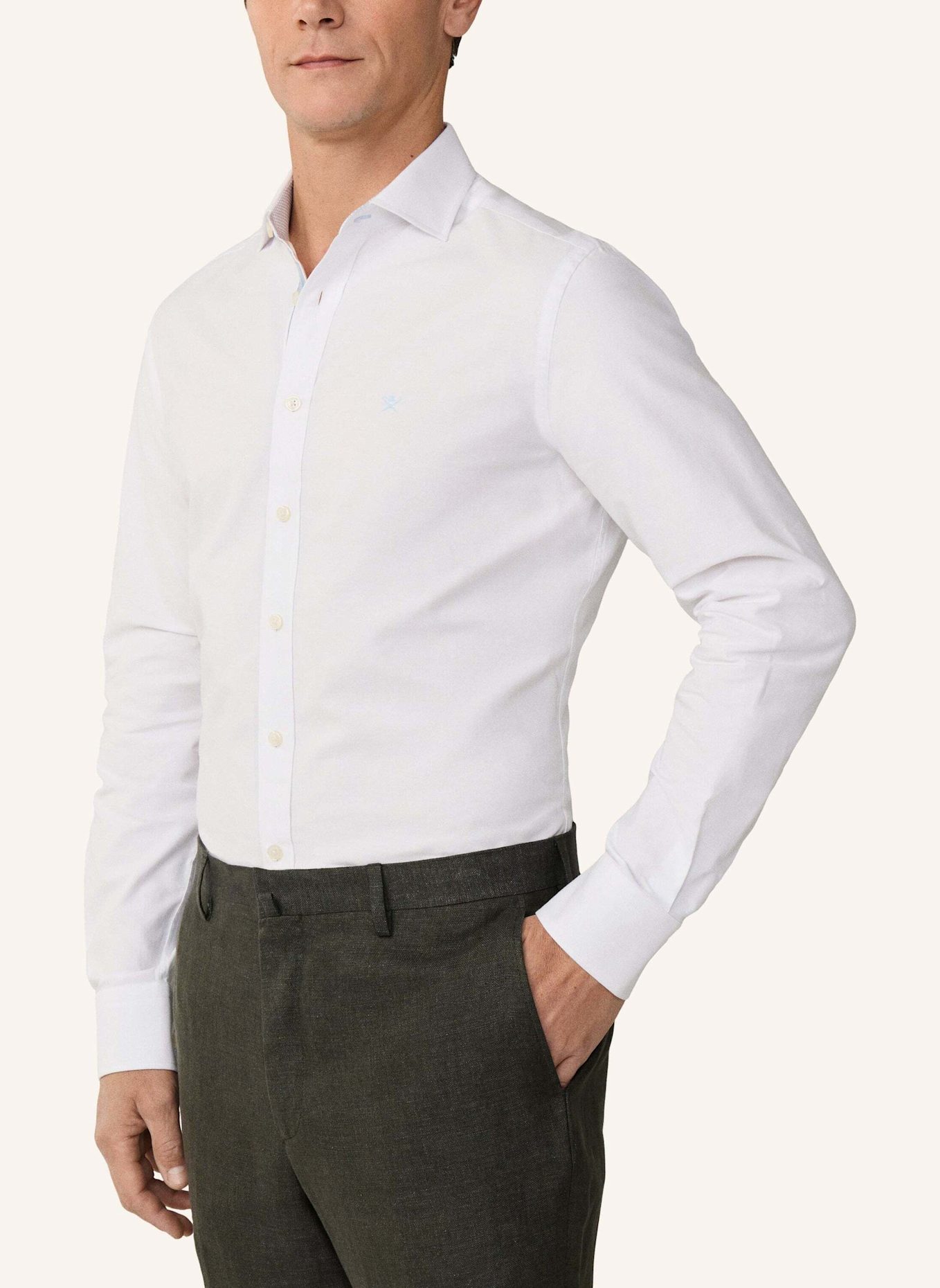 HACKETT LONDON Freizeithemd WHITE OXFORD MULTI: WEISS