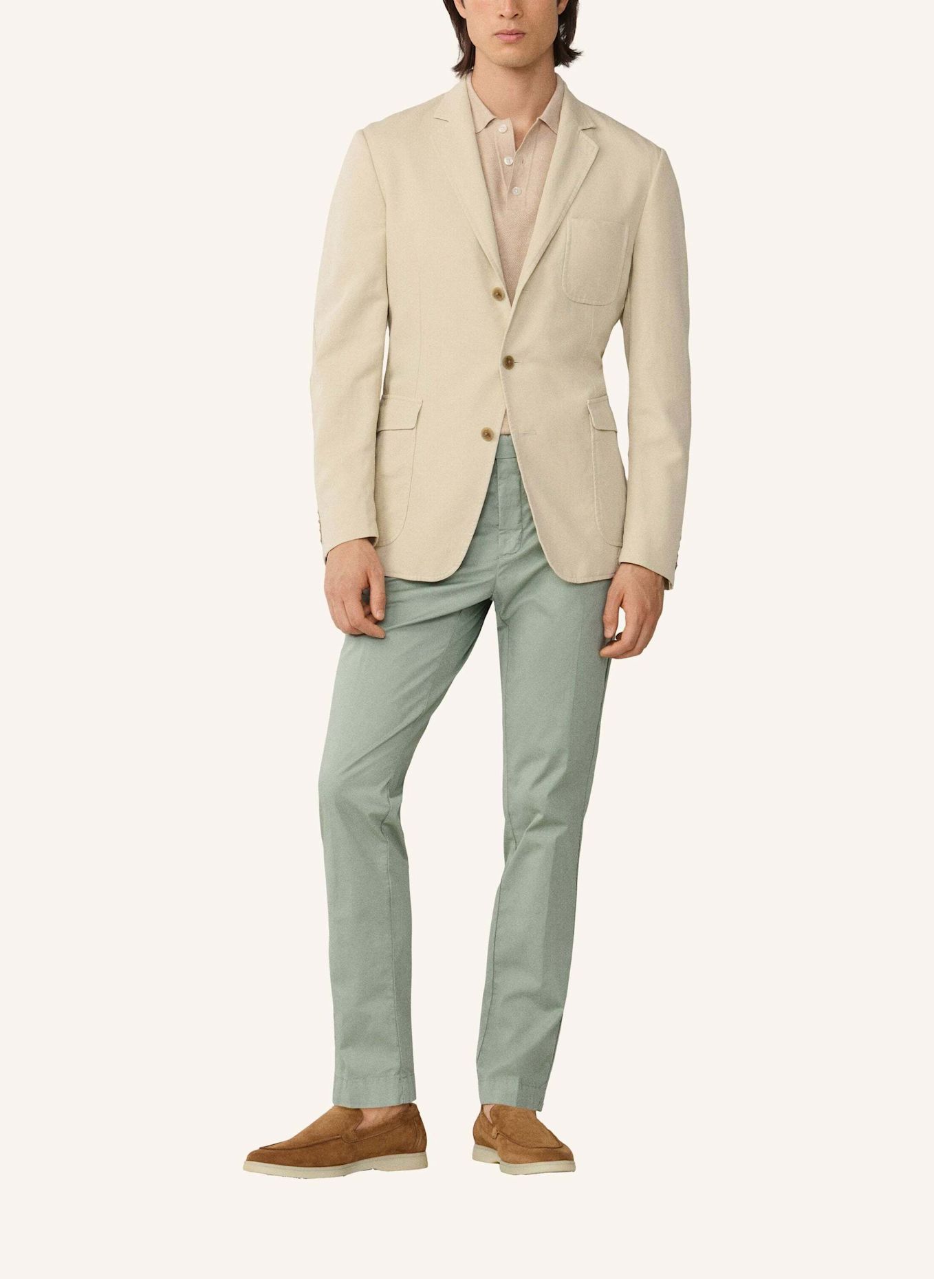 HACKETT LONDON Blazer GMD COTTON LINEN: BEIGE
