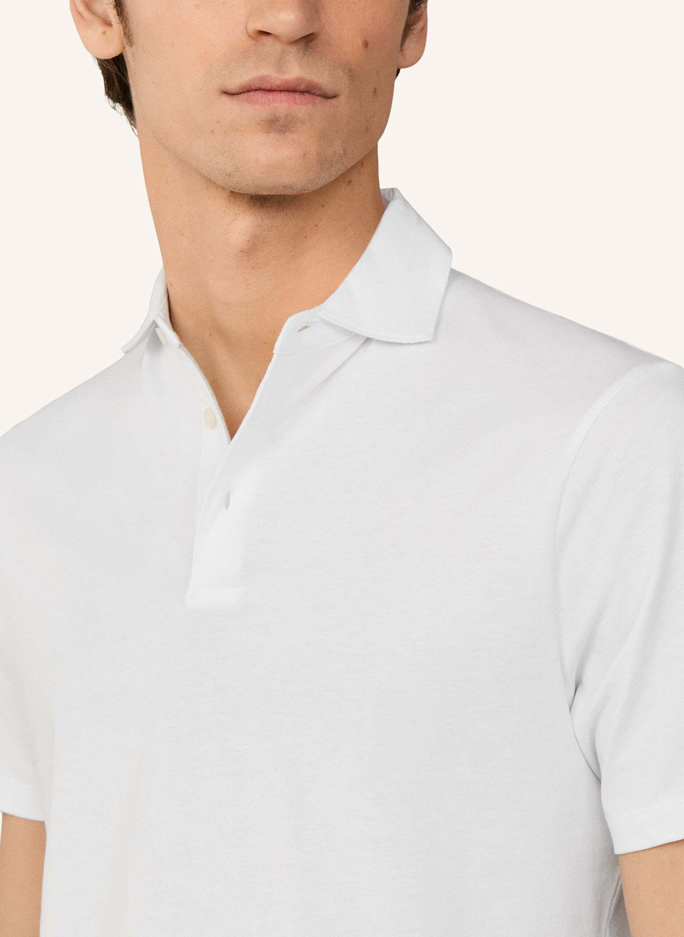 HACKETT LONDON Poloshirt PIMA COTTON POLO: WEISS