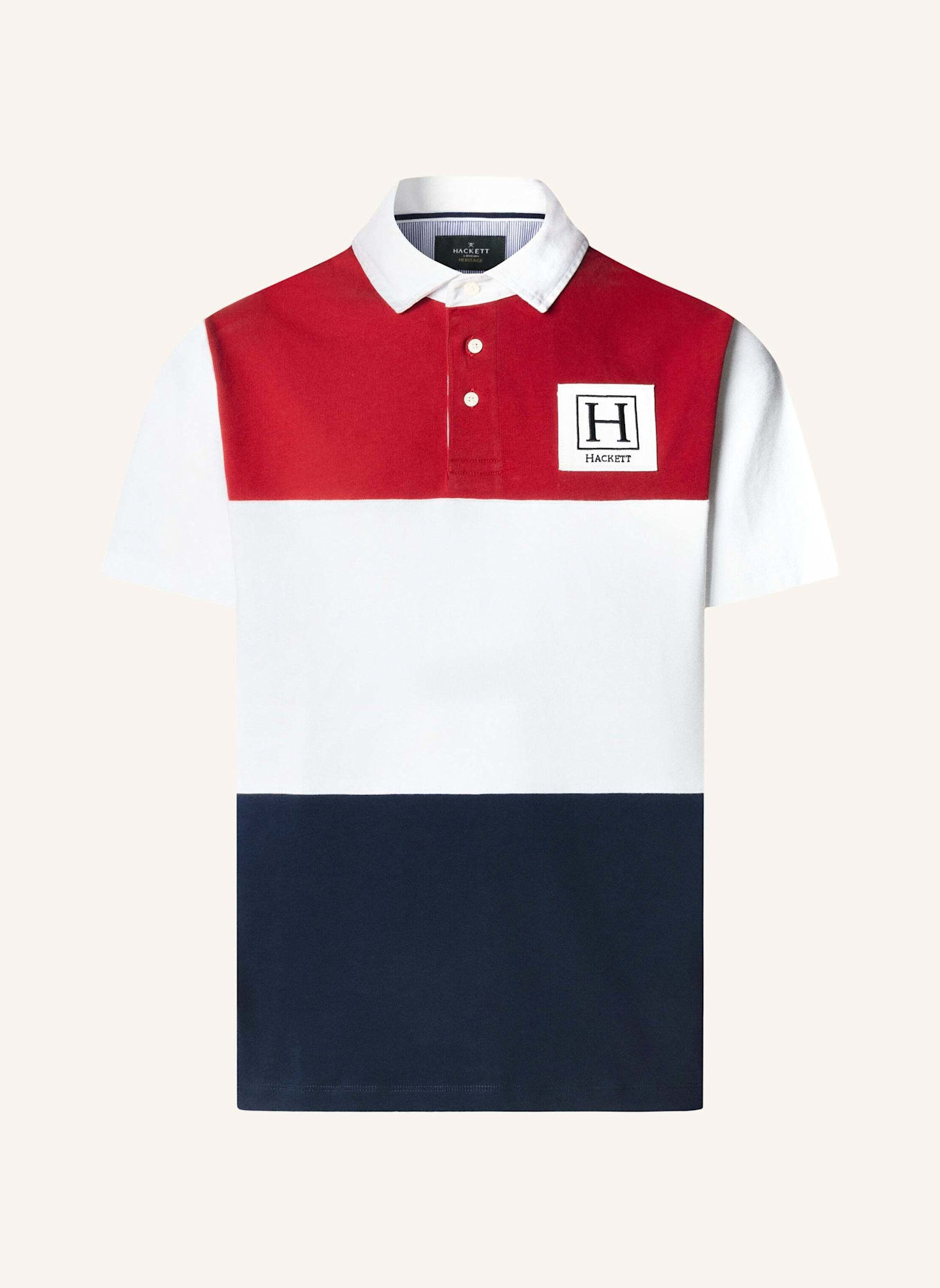 HACKETT LONDON Poloshirt HERITAGE H PC RBY SS: ROT