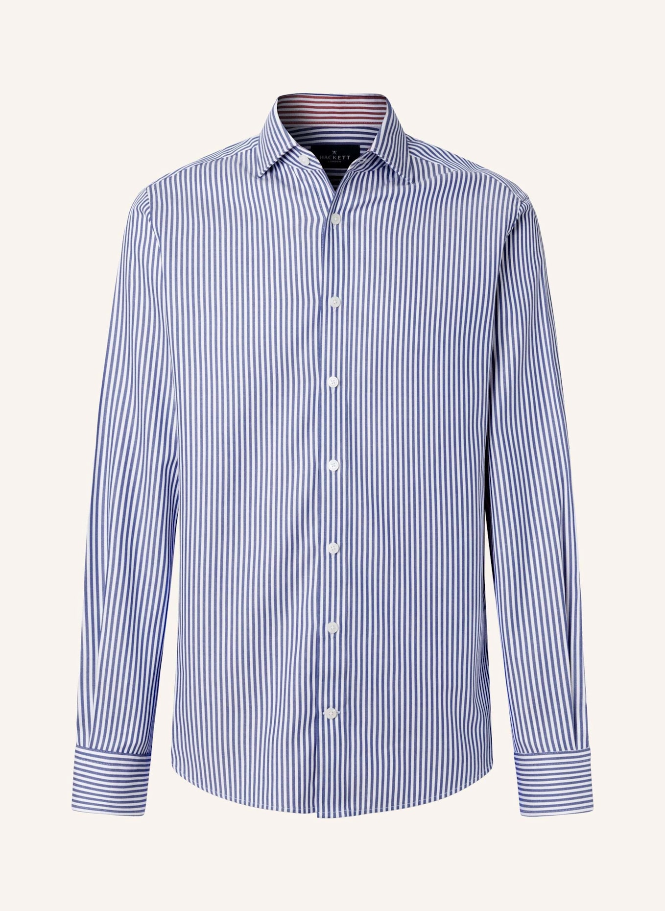 HACKETT LONDON Freizeithemd DOUBLE FACE BENGAL STR: DUNKELBLAU