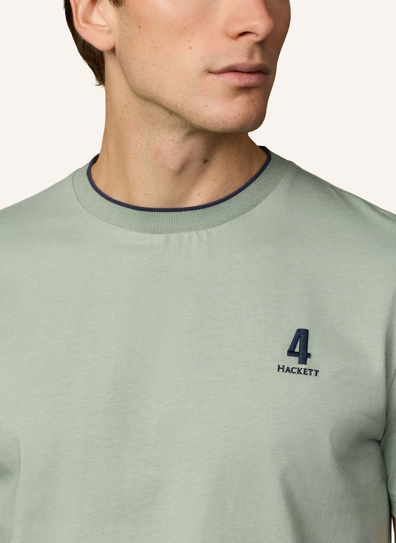 HACKETT LONDON T-Shirt HERITAGE NBR TEE: GRÜN