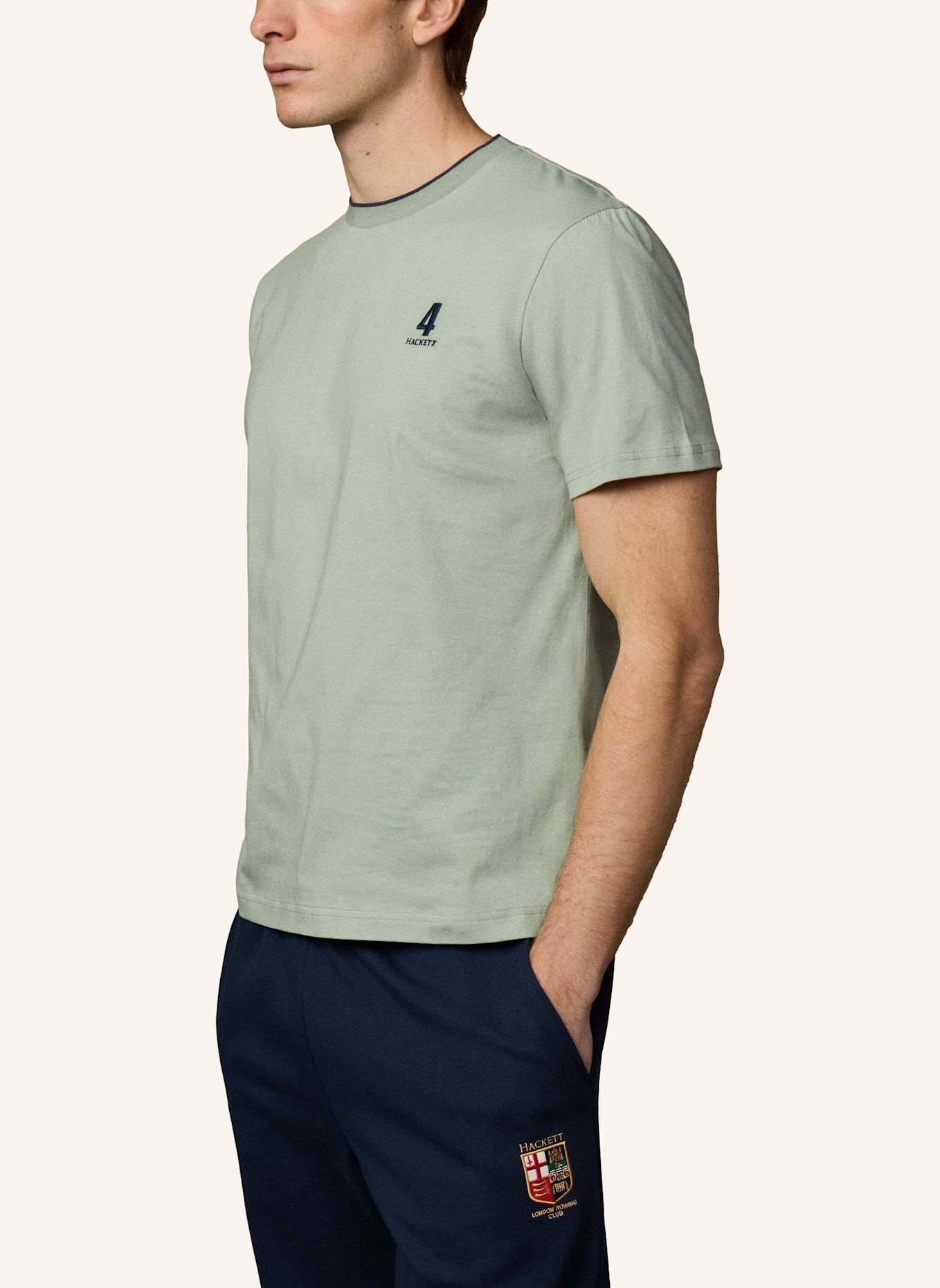 HACKETT LONDON T-Shirt HERITAGE NBR TEE: GRÜN