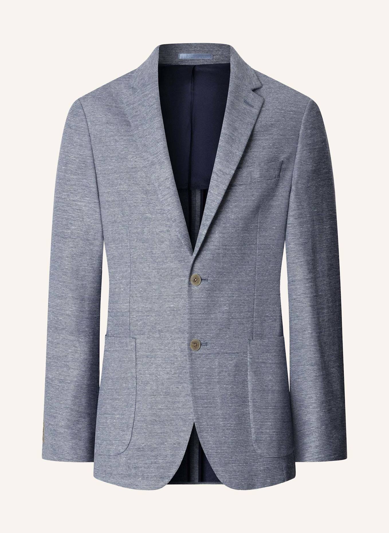 HACKETT LONDON Sakko COTT LIN JERSEY: BLAU