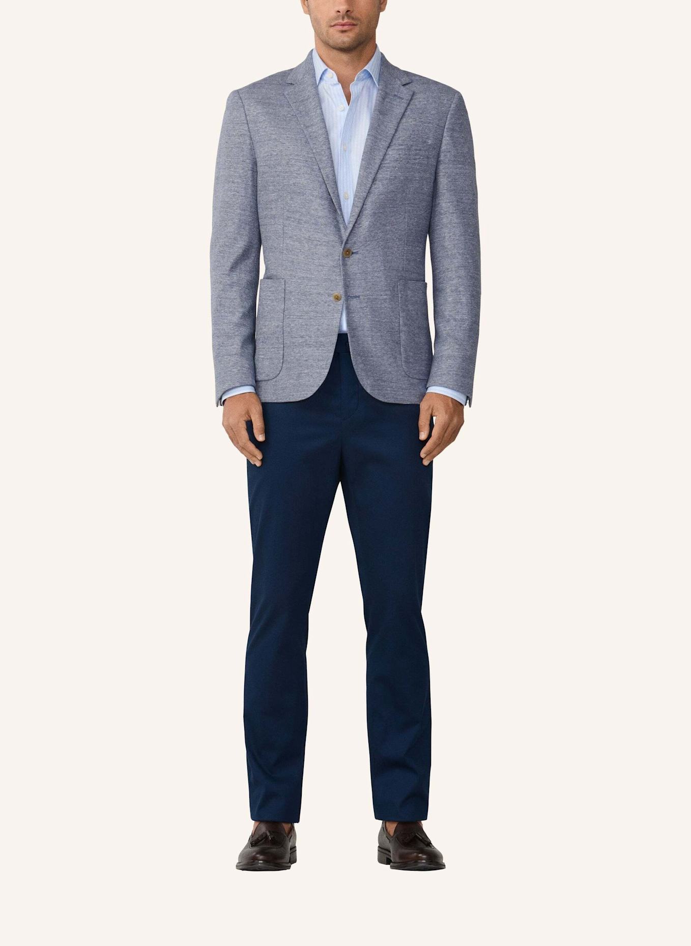 HACKETT LONDON Sakko COTT LIN JERSEY: BLAU