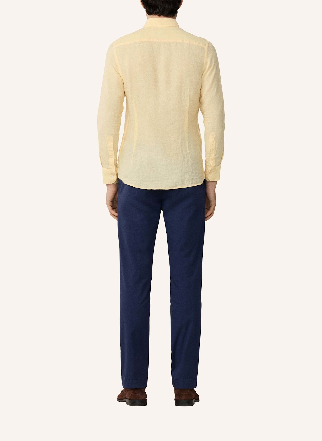 HACKETT LONDON Freizeithemd ESS GMD LINEN BRPT: GELB