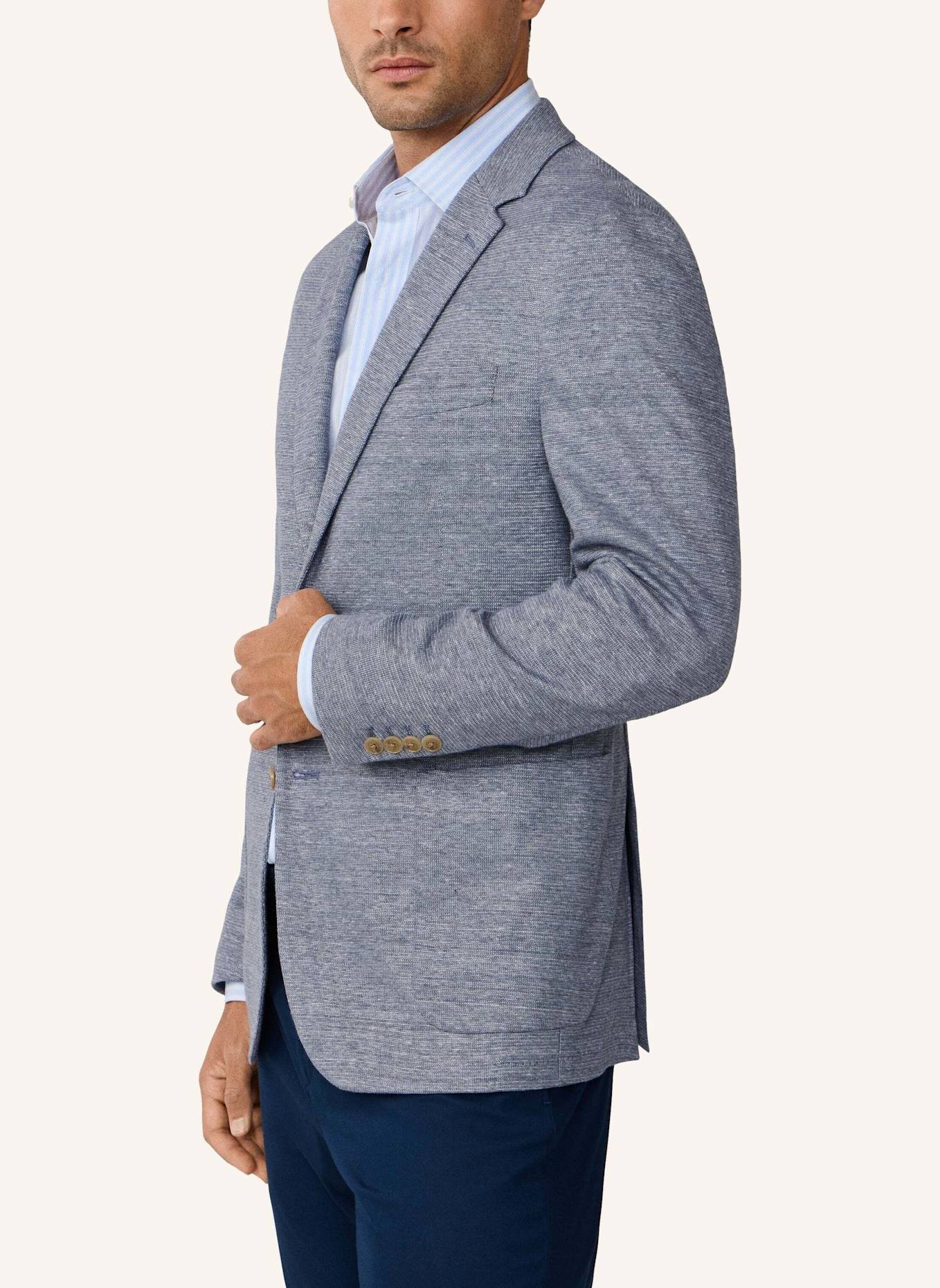 HACKETT LONDON Sakko COTT LIN JERSEY: BLAU