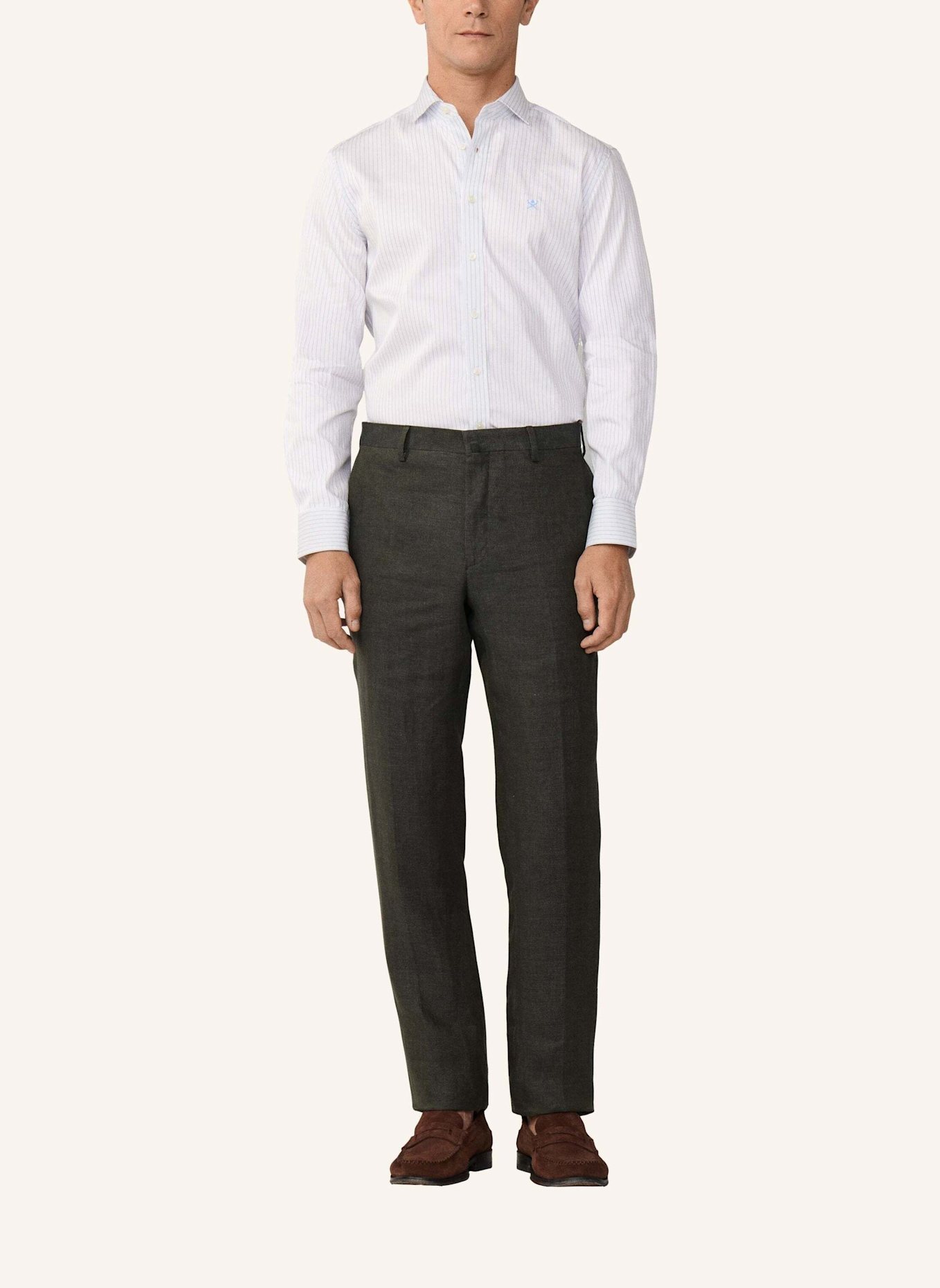 HACKETT LONDON Freizeithemd CITY WIDE STRIPE: BLAU