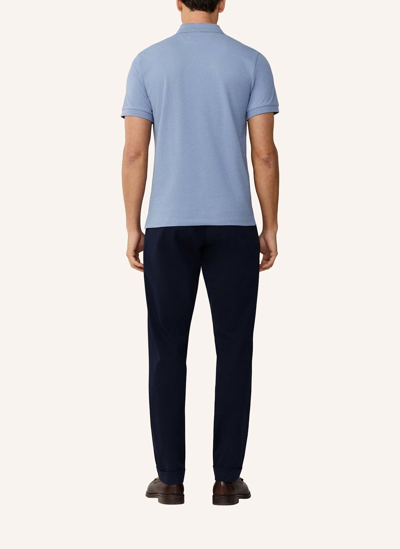 HACKETT LONDON Poloshirt SLIM FIT LOGO: BLAU