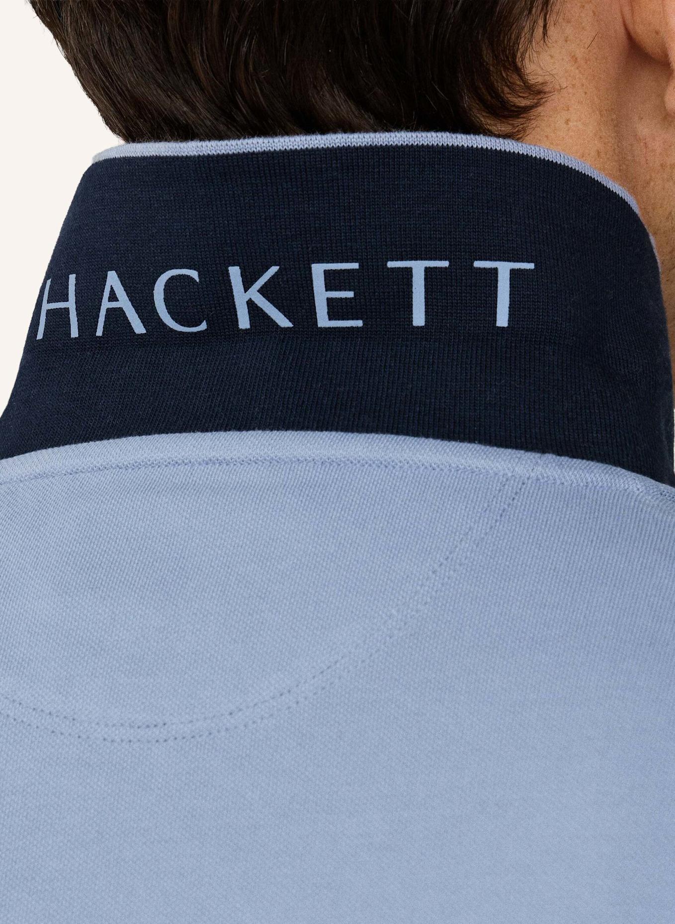 HACKETT LONDON Poloshirt SLIM FIT LOGO: BLAU