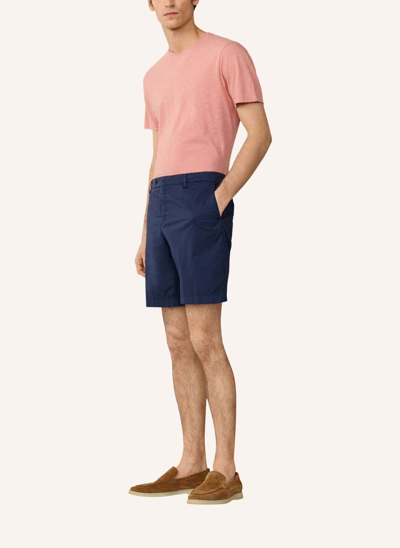 HACKETT LONDON Shorts ULTRA LW CHINO SHRT: BLAU