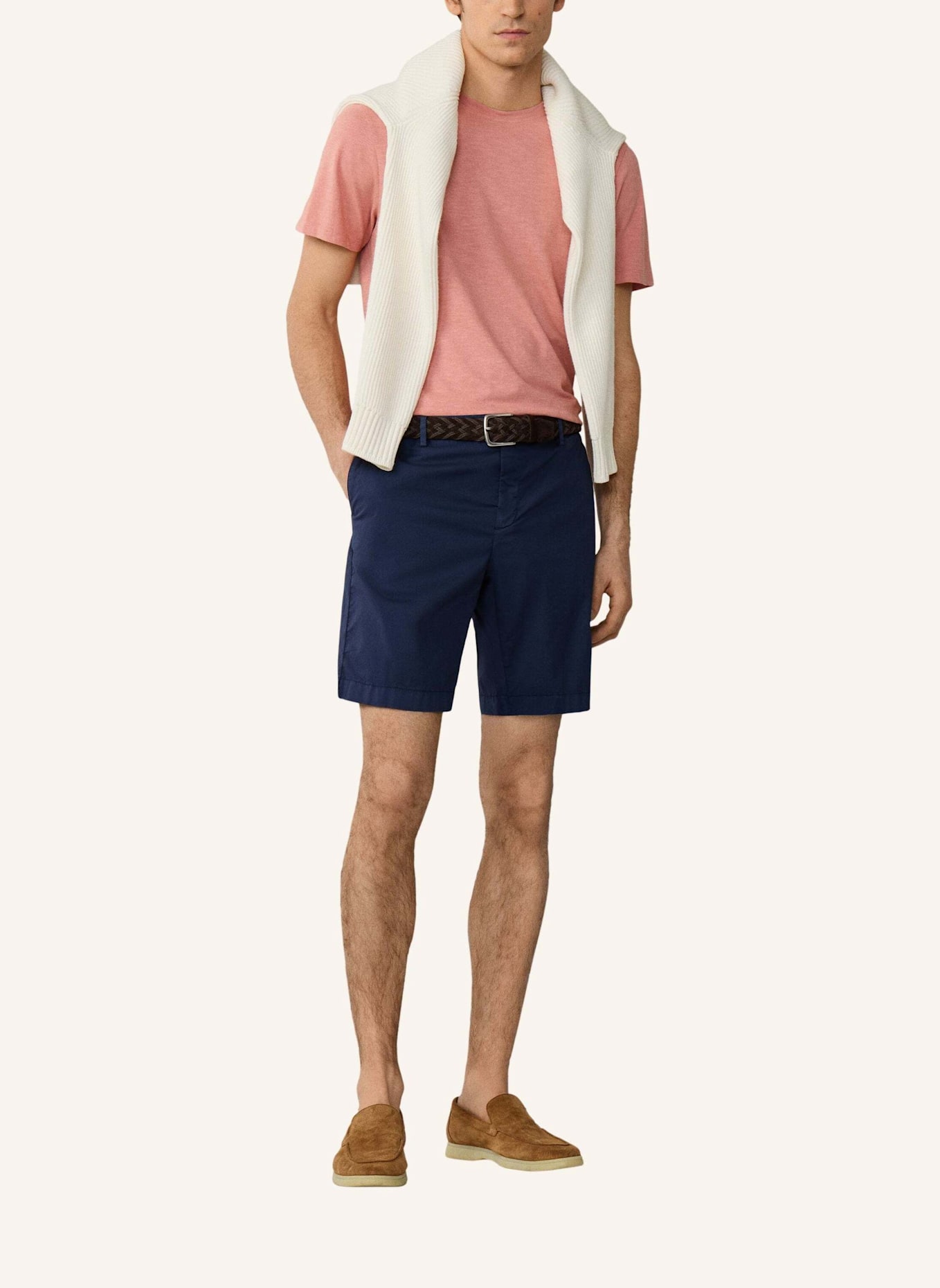 HACKETT LONDON Shorts ULTRA LW CHINO SHRT: BLAU