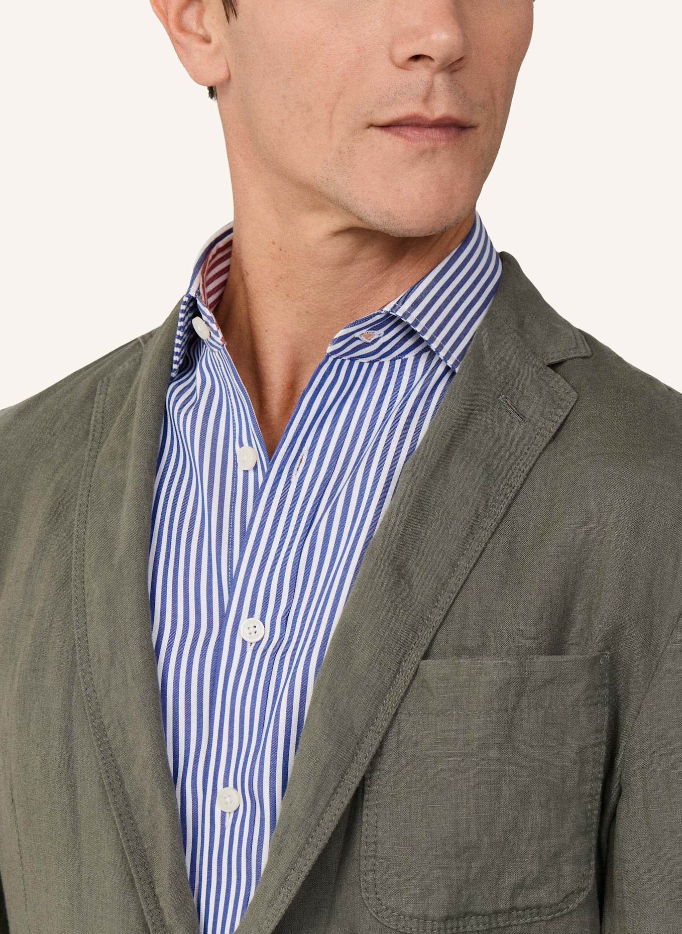 HACKETT LONDON Sakko GMW LW LINEN BLAZER: KHAKI