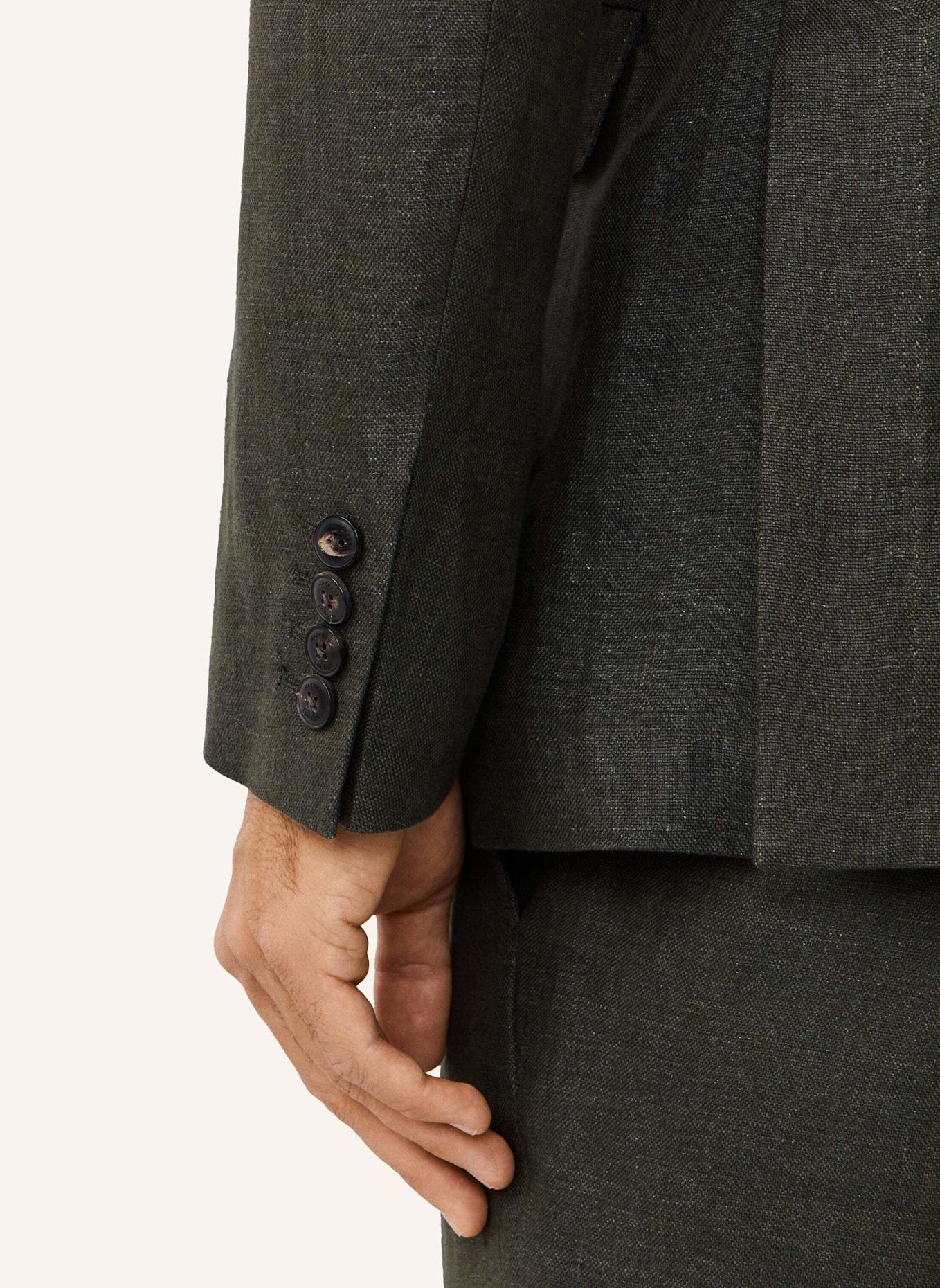 HACKETT LONDON Sakko LINEN DELAVE HOPSACK: KHAKI