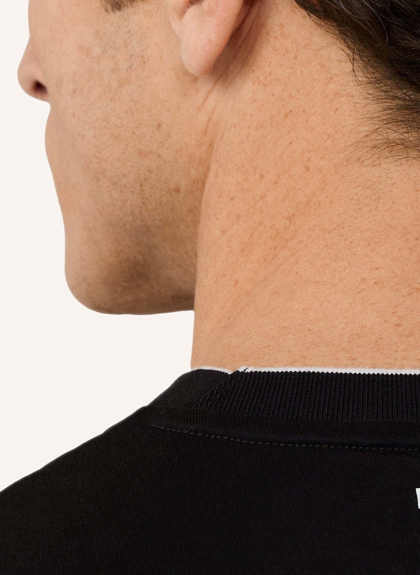 HACKETT LONDON T-Shirt HS ESSENTIAL TEE: SCHWARZ