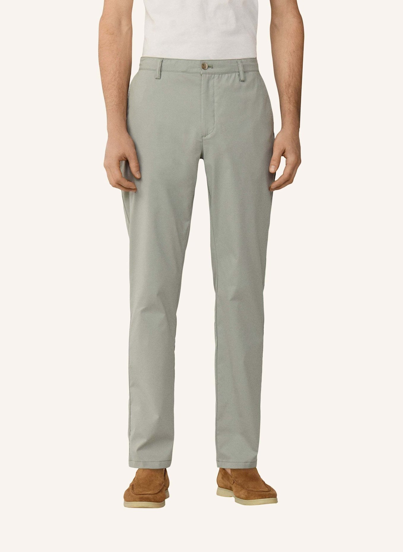 HACKETT LONDON Chino LIGHT COMFORT DCORD: GRÜN