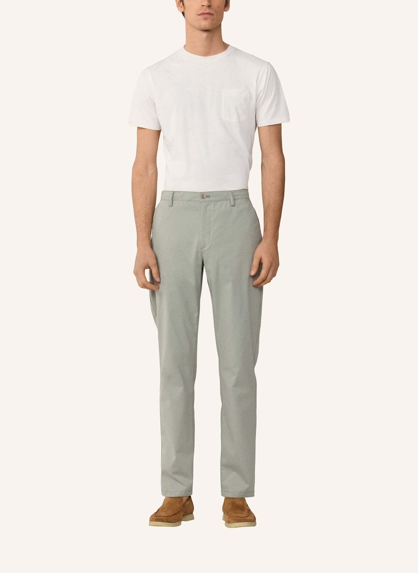 HACKETT LONDON Chino LIGHT COMFORT DCORD: GRÜN