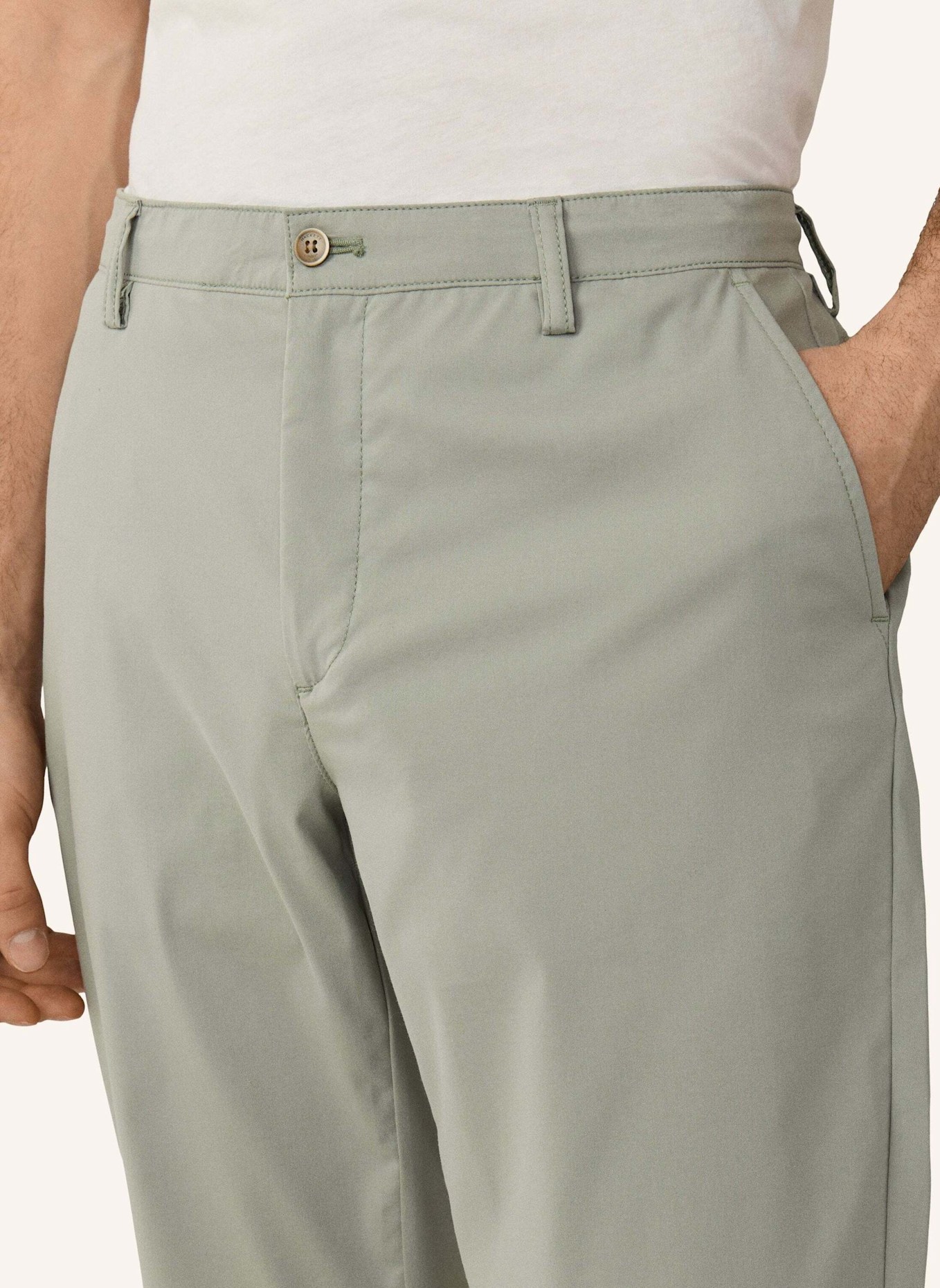 HACKETT LONDON Chino LIGHT COMFORT DCORD: GRÜN