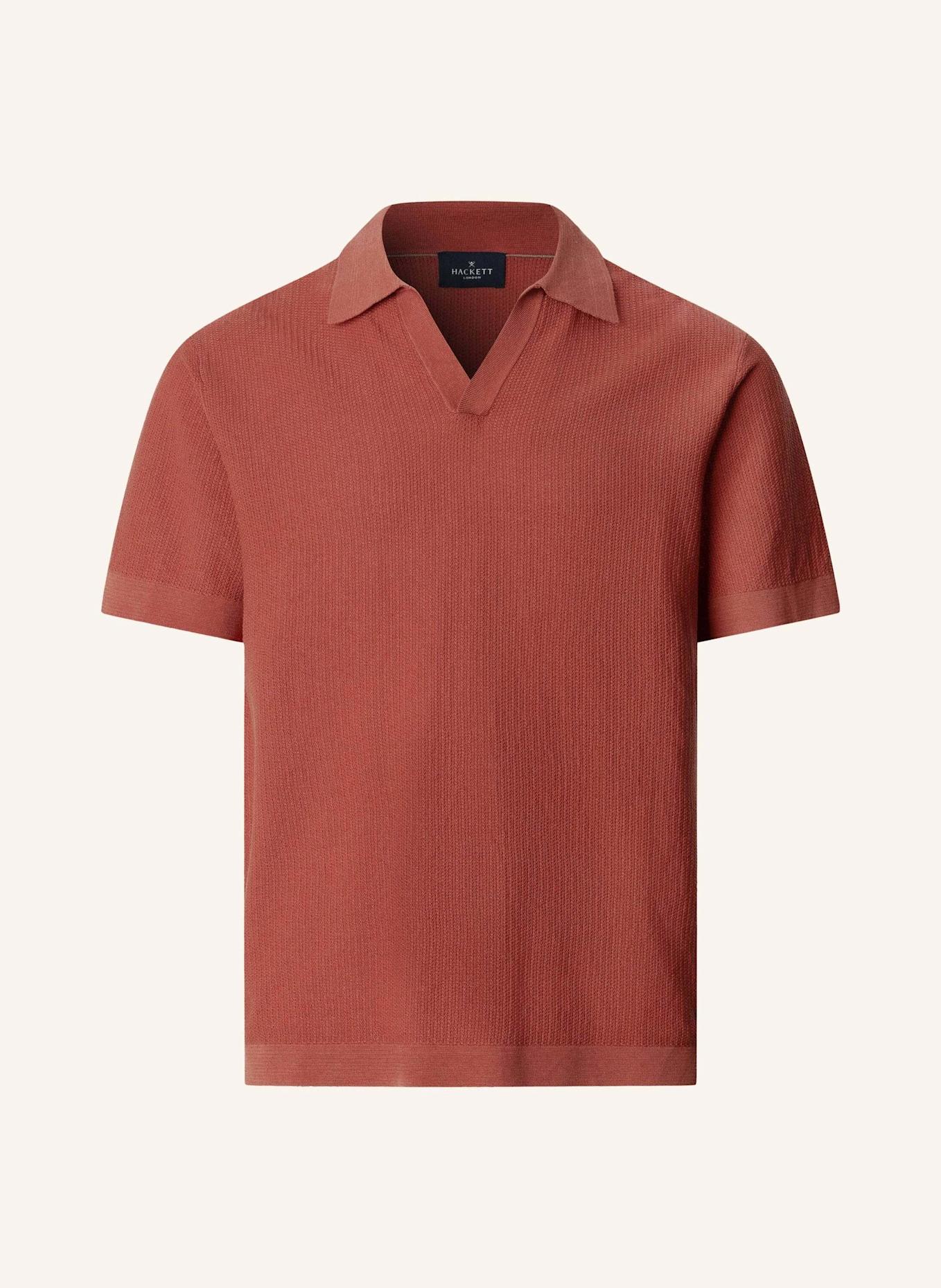 HACKETT LONDON Poloshirt RIVIERA KNIT SS POLO: ROT