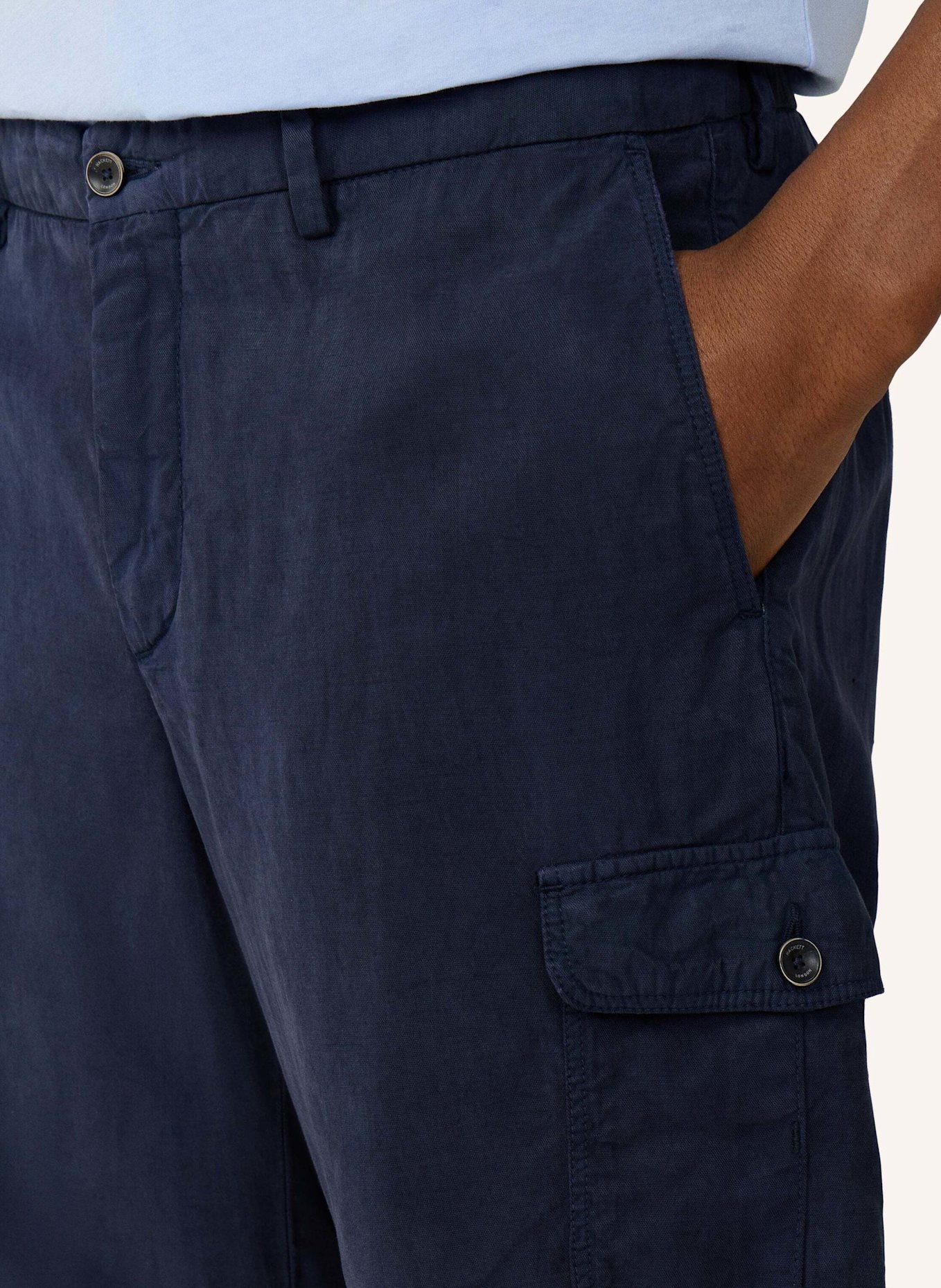 HACKETT LONDON Shorts GMD CARGO SHORTS: BLAU