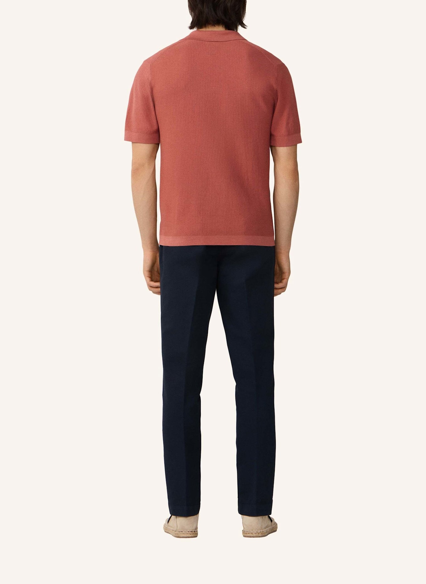 HACKETT LONDON Poloshirt RIVIERA KNIT SS POLO: ROT