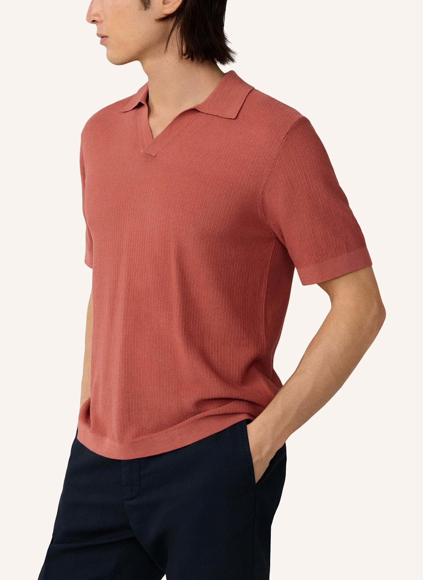 HACKETT LONDON Poloshirt RIVIERA KNIT SS POLO: ROT