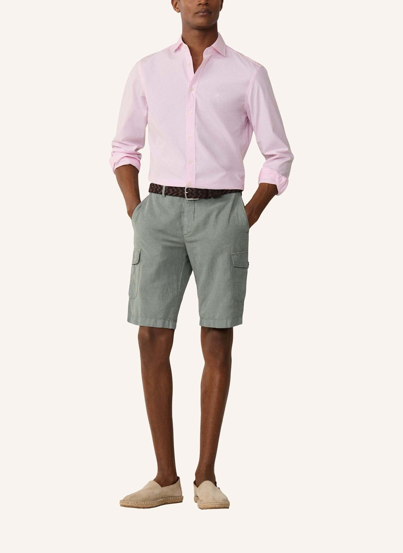 HACKETT LONDON Shorts GMD CARGO SHORTS: GRÜN