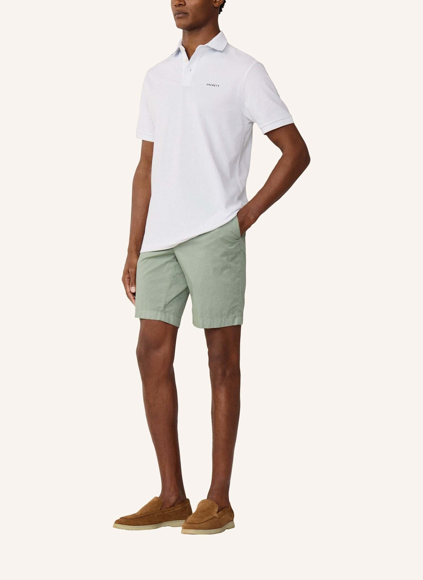 HACKETT LONDON Shorts ULTRA LW CHINO SHRT: GRÜN