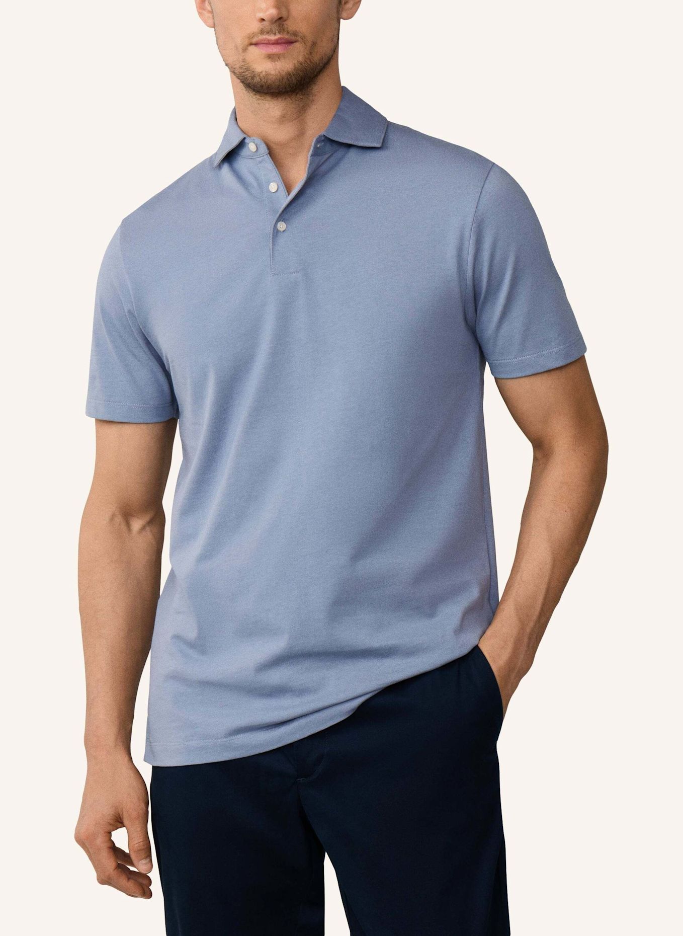 HACKETT LONDON Poloshirt PIMA COTTON POLO: BLAU