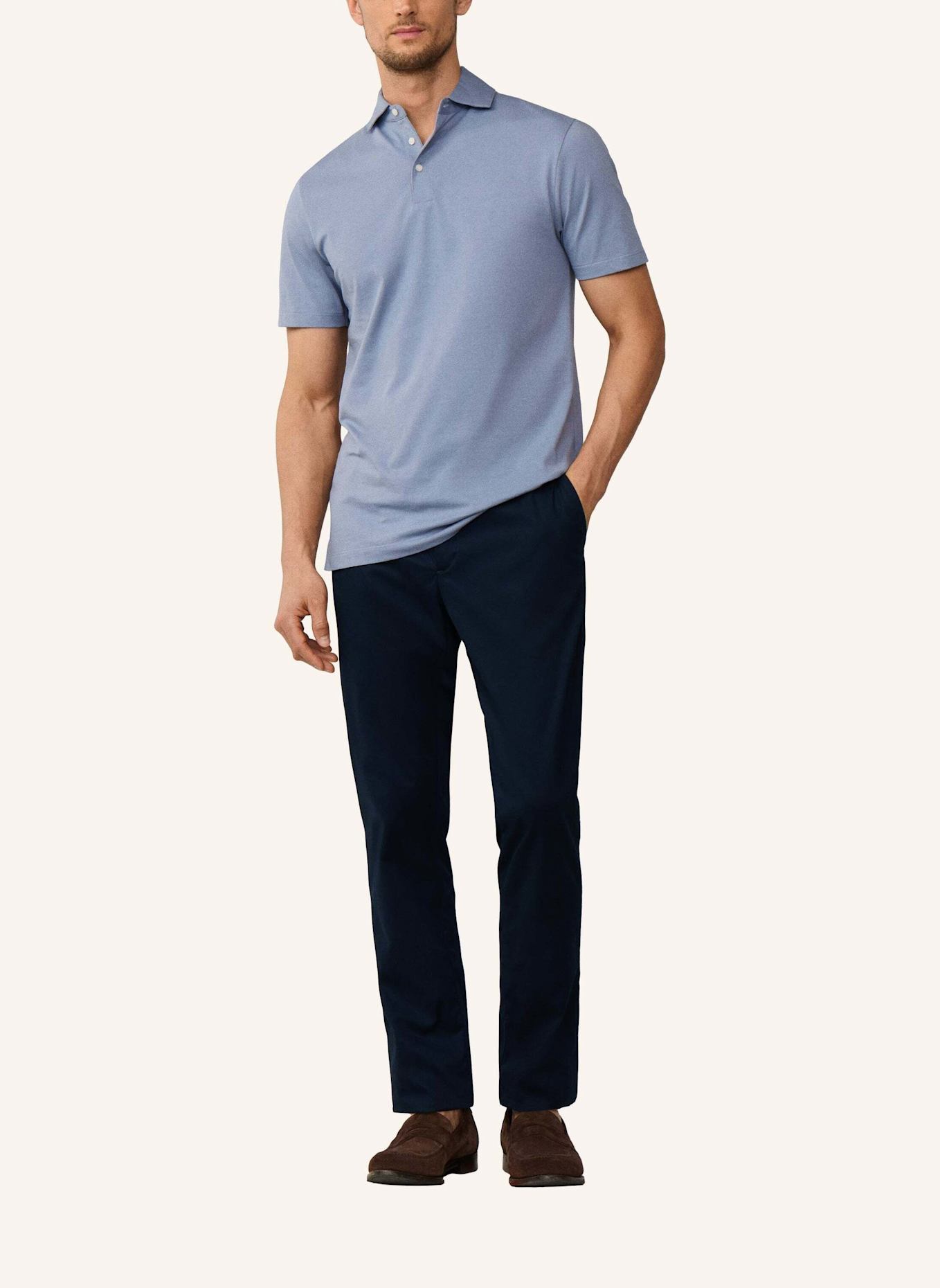 HACKETT LONDON Poloshirt PIMA COTTON POLO: BLAU