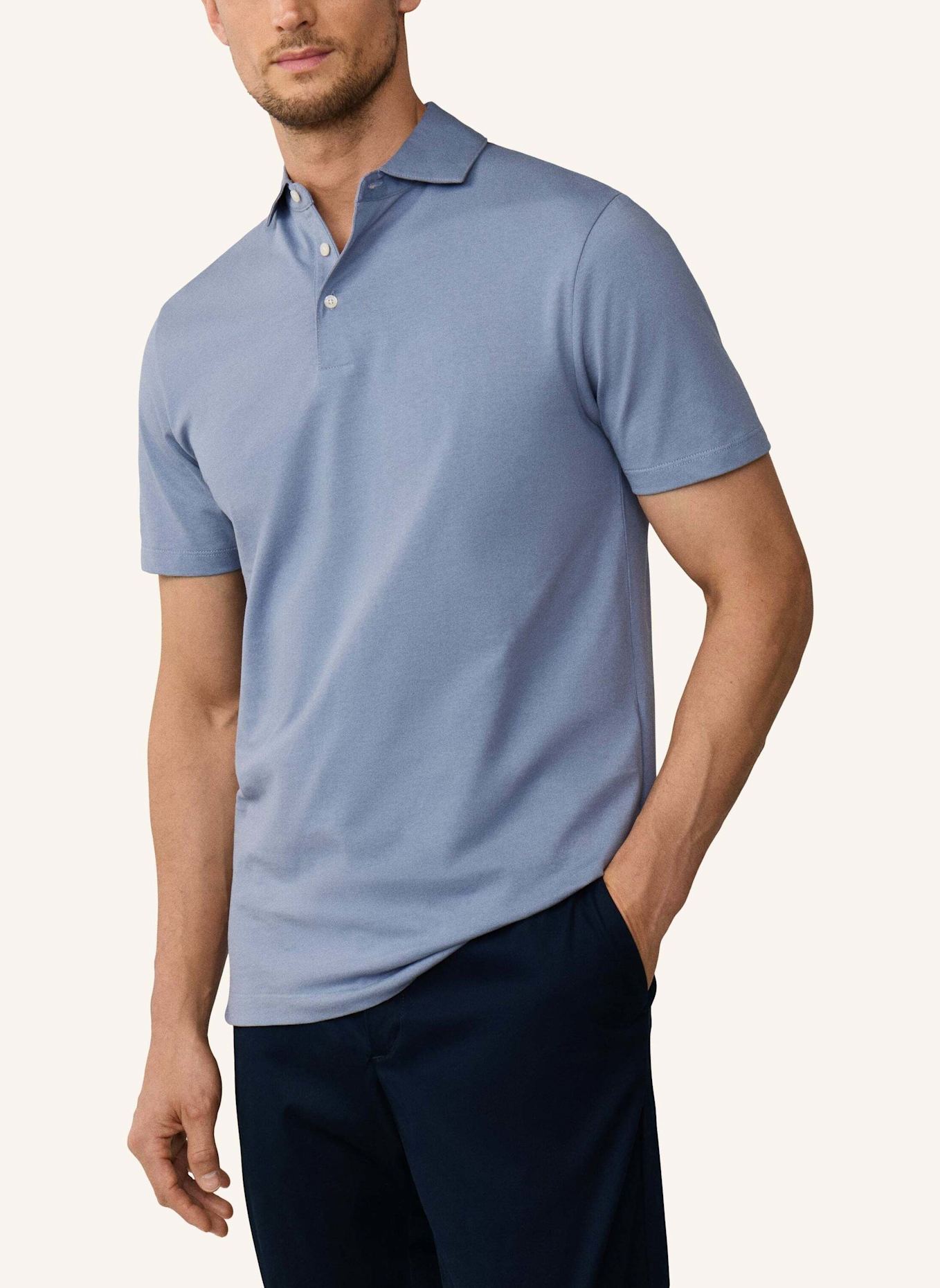 HACKETT LONDON Poloshirt PIMA COTTON POLO: BLAU