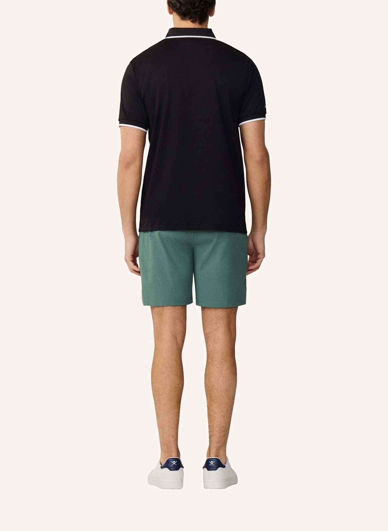 HACKETT LONDON Poloshirt HS ESSENTIAL POLO: SCHWARZ