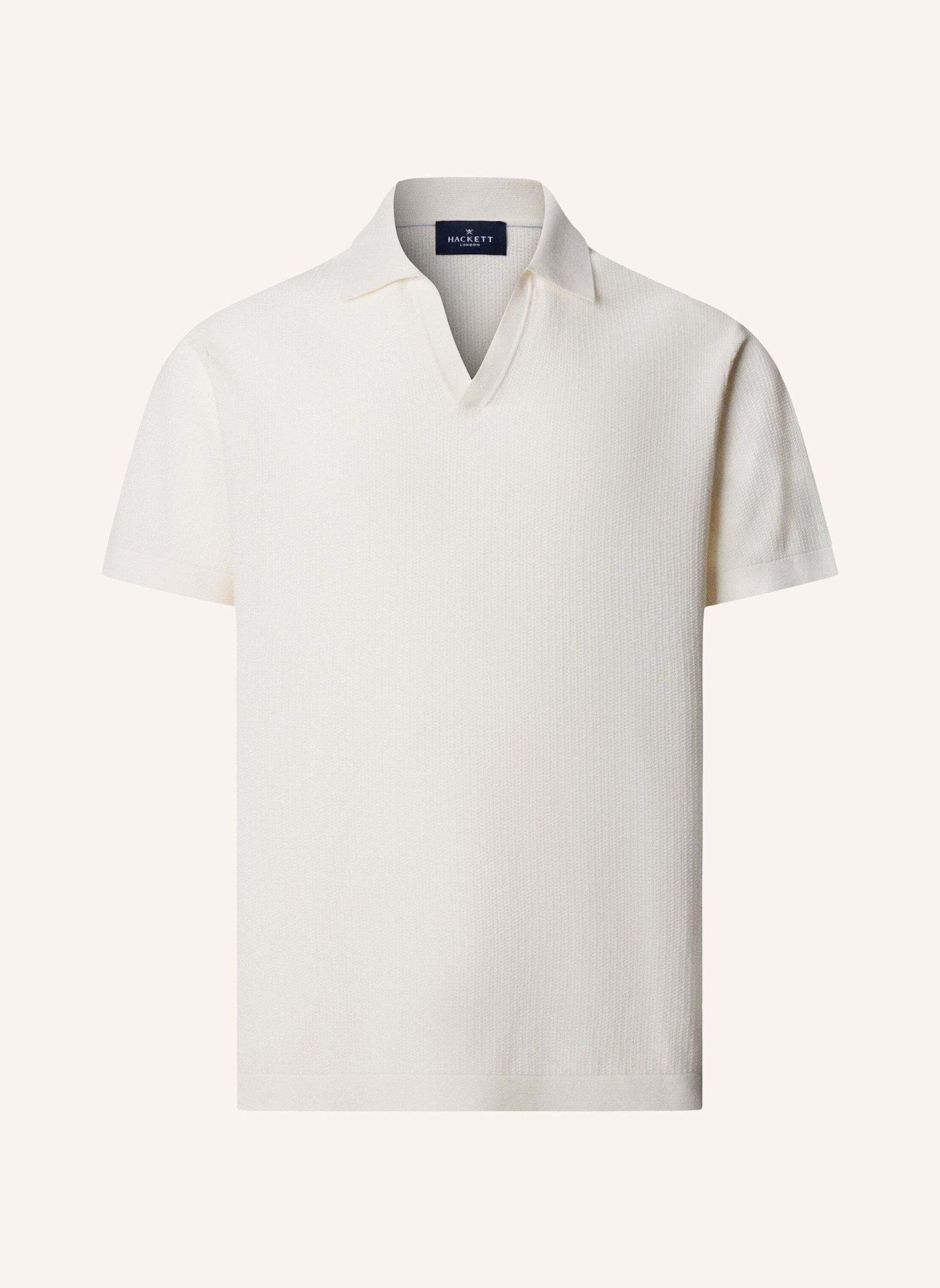 HACKETT LONDON Poloshirt RIVIERA KNIT SS POLO: CREME